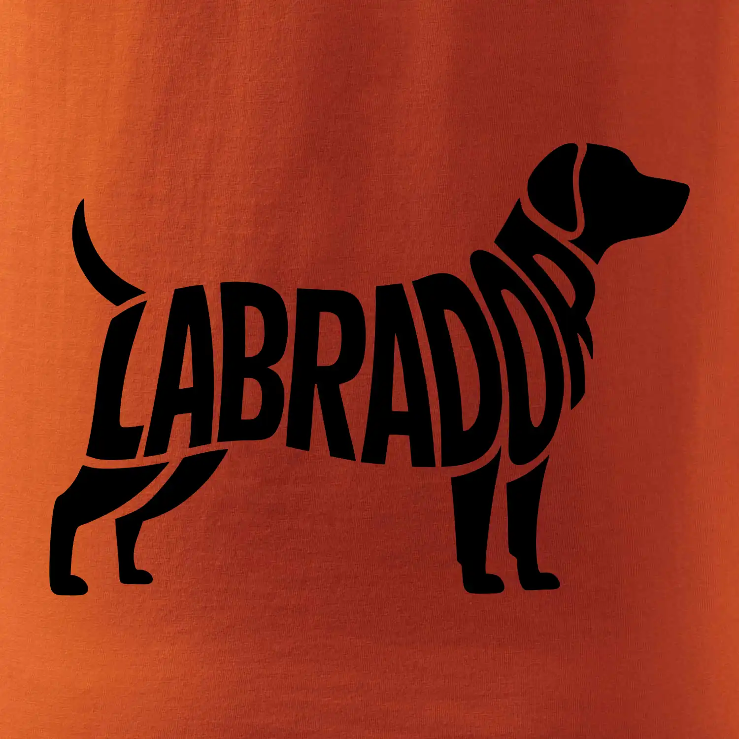 Labrador nápis v těle