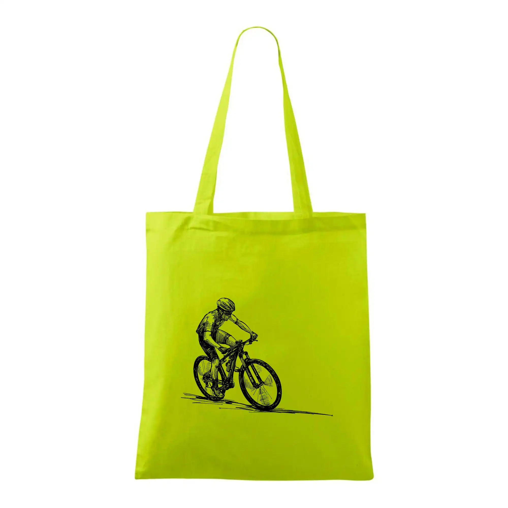 MTB kreslený cyklista