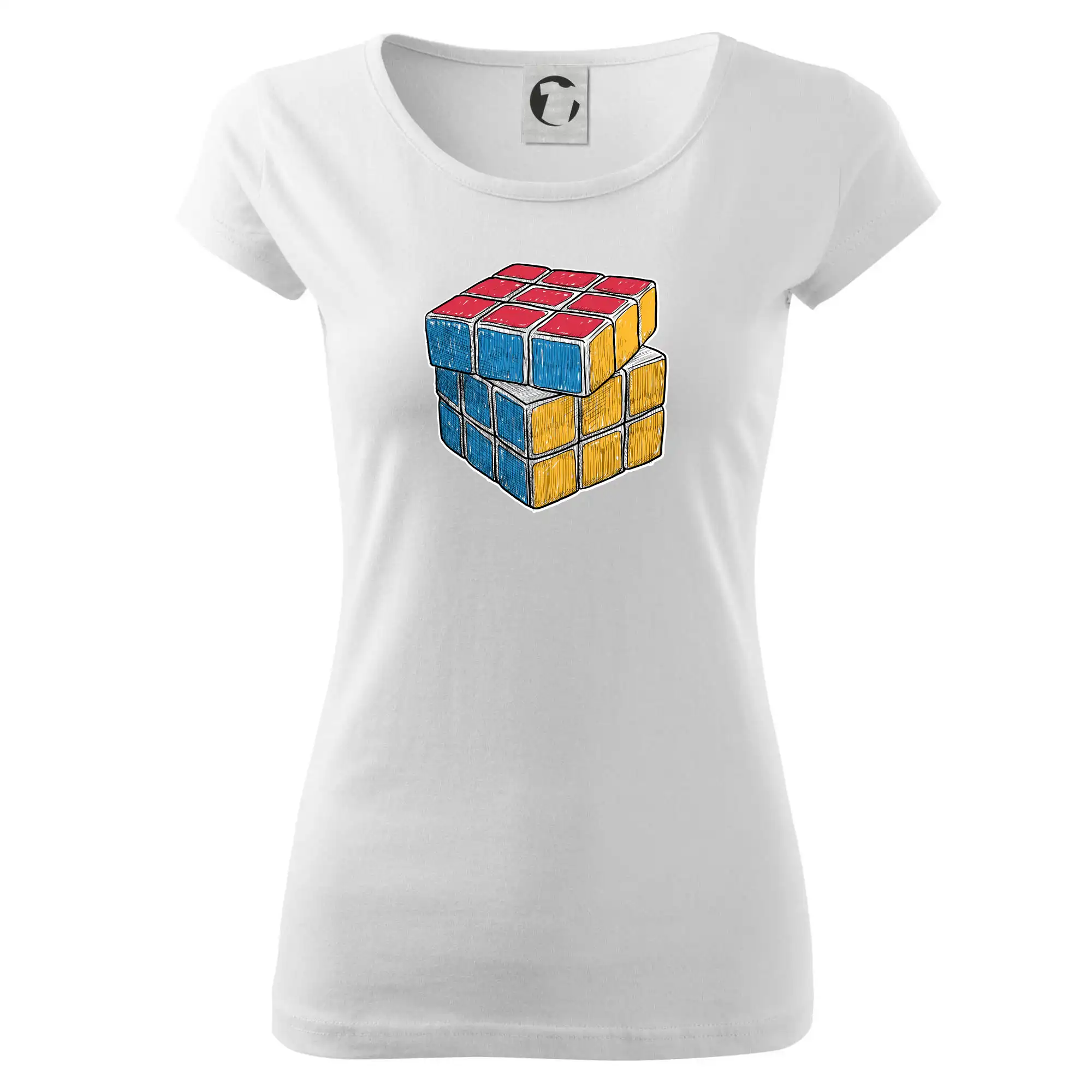 Rubikova kocka kreslená