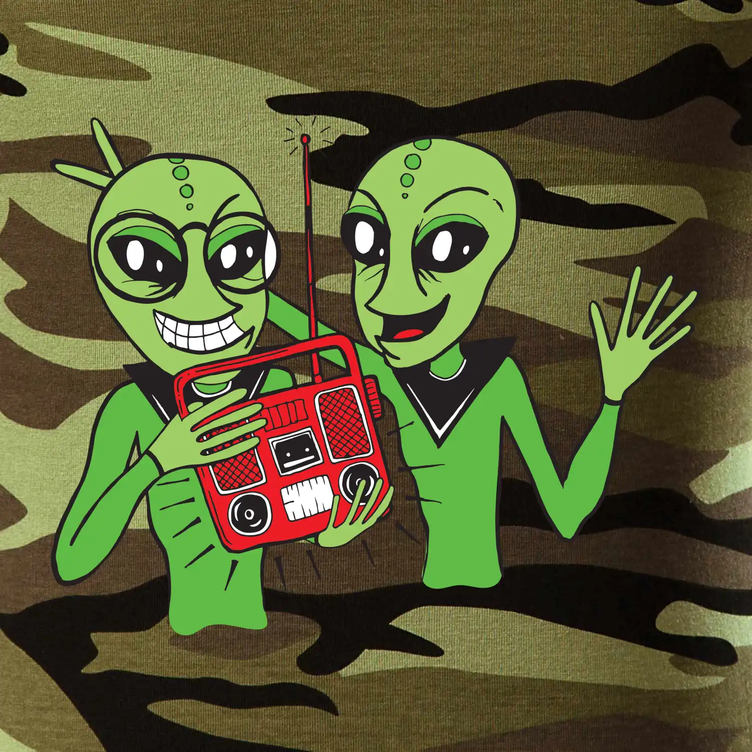 Ufo a rádio (Pecka design)