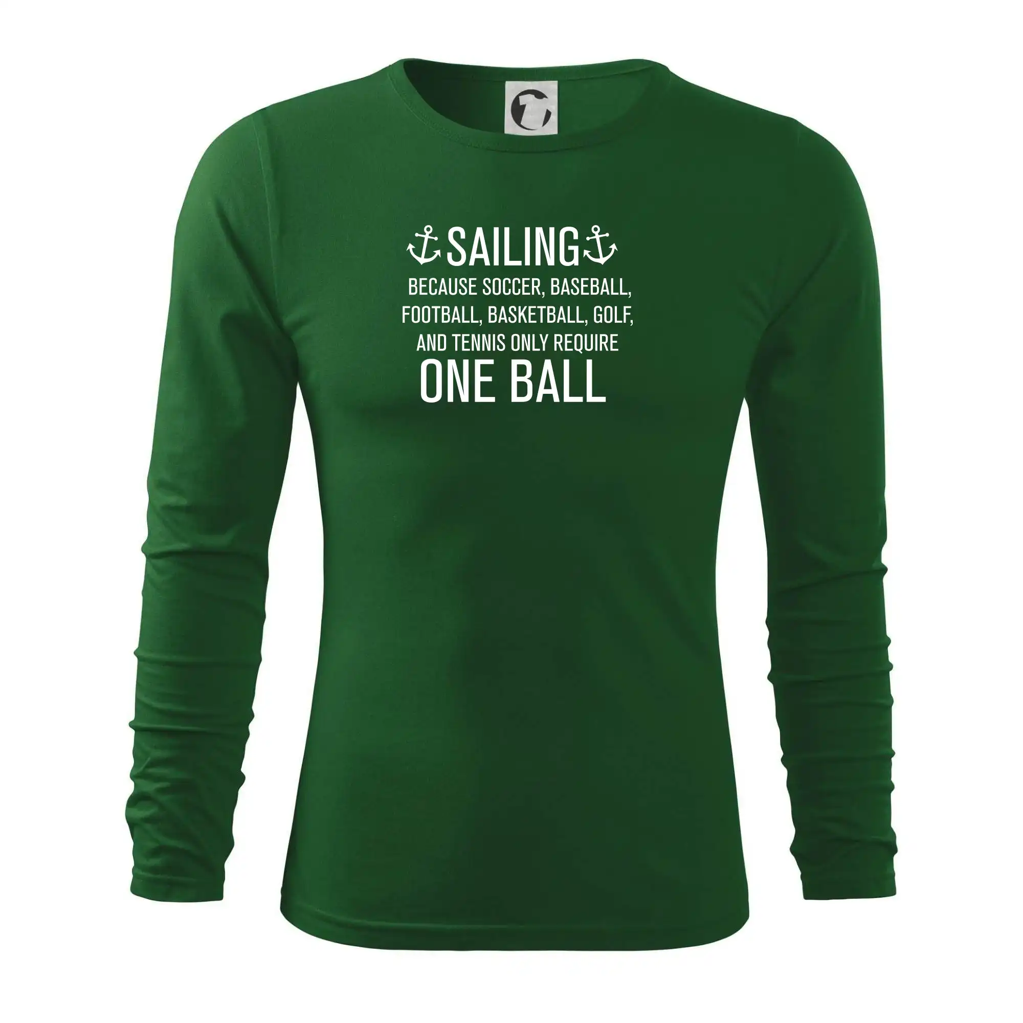 Sailing beacause one ball