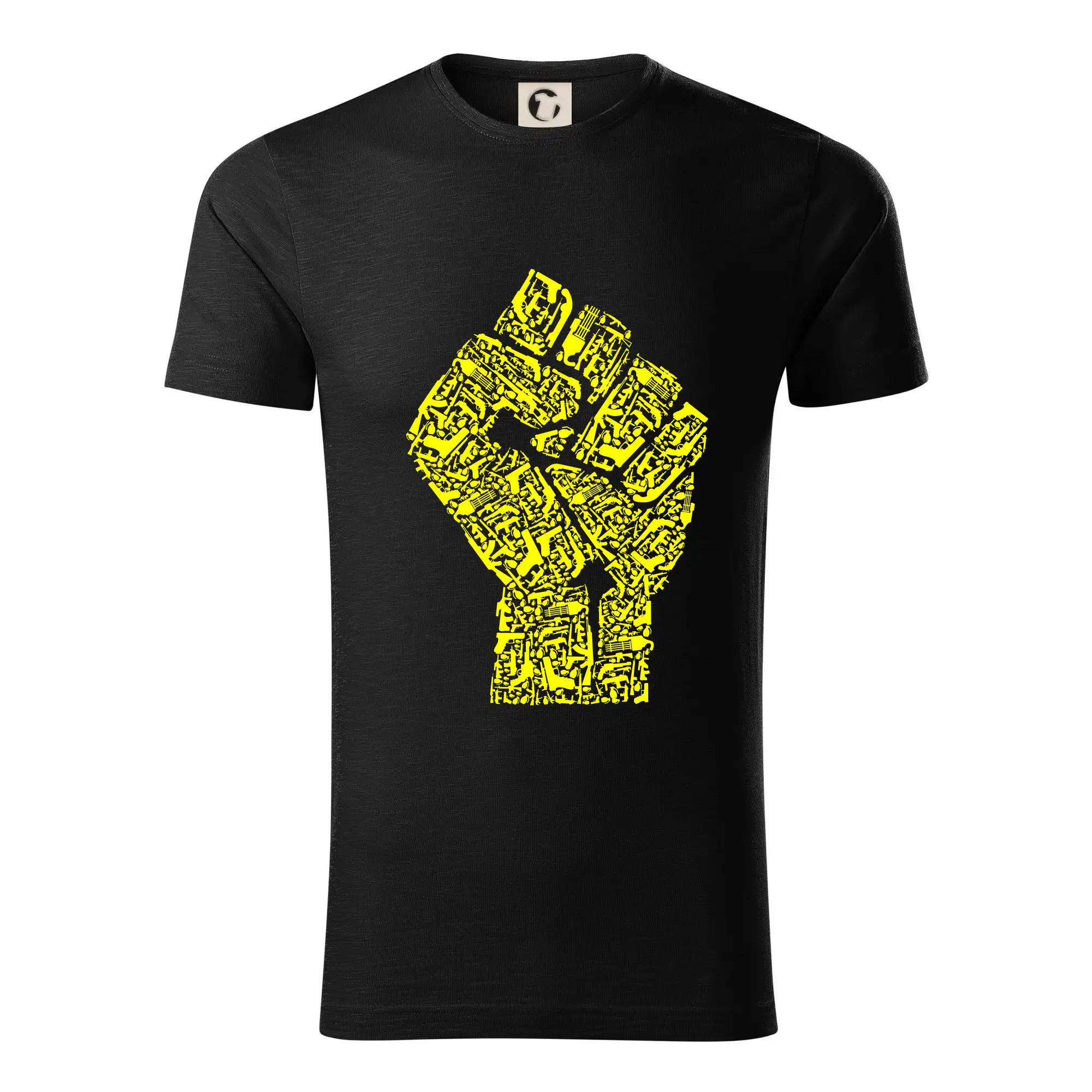 Vojenská tričká s potlačou - Hand Of Revolution - Tričko z organickej bavlny