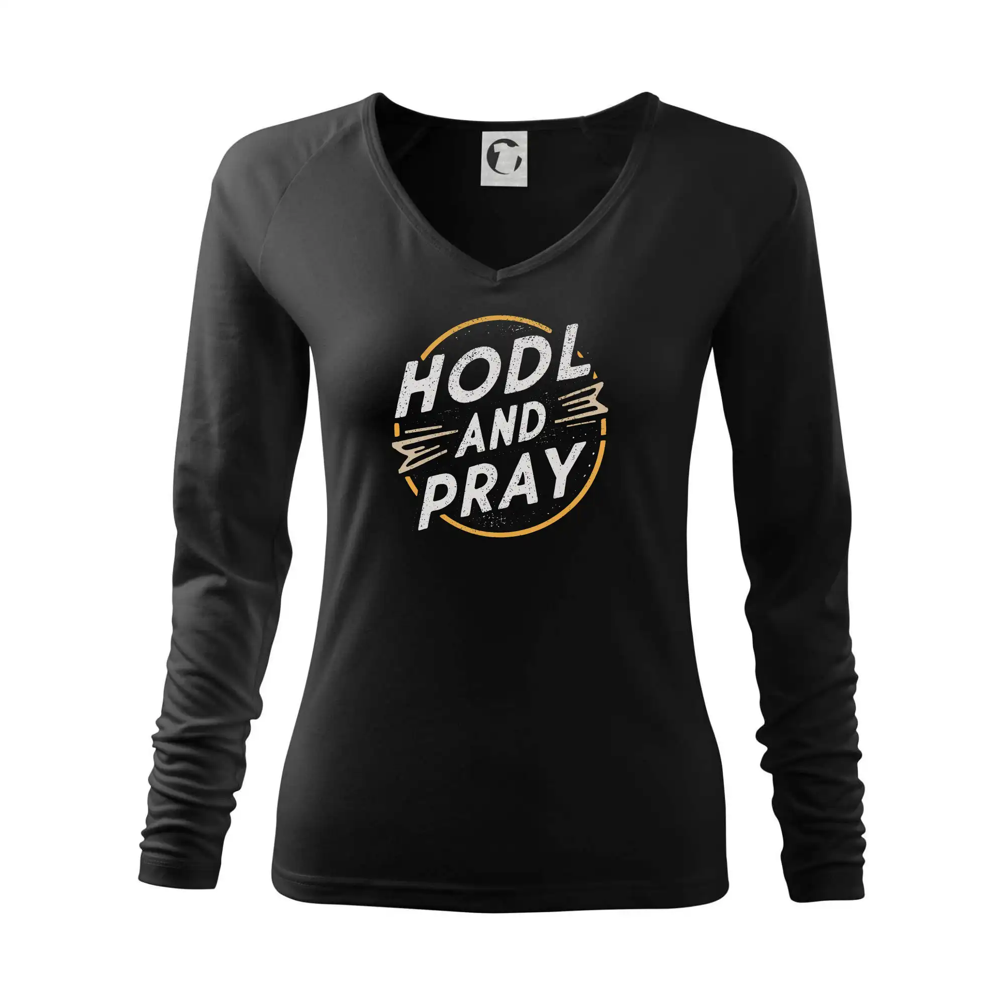 Bitcoin Hodl and pray - Tričko dámske Elegance
