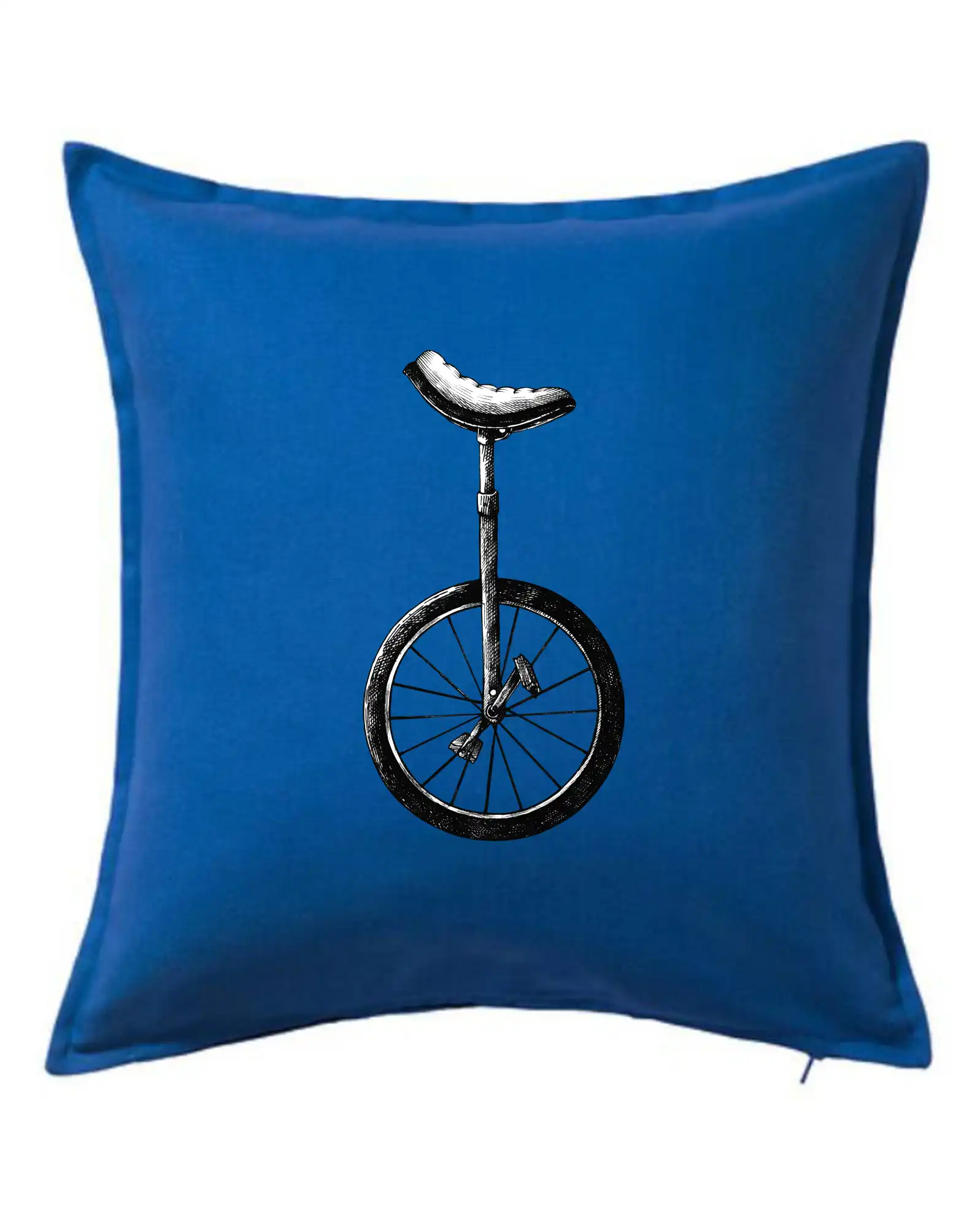 Tričko ako darček pre cyklistu - Jednokolka kreslená - Vankúš 50x50