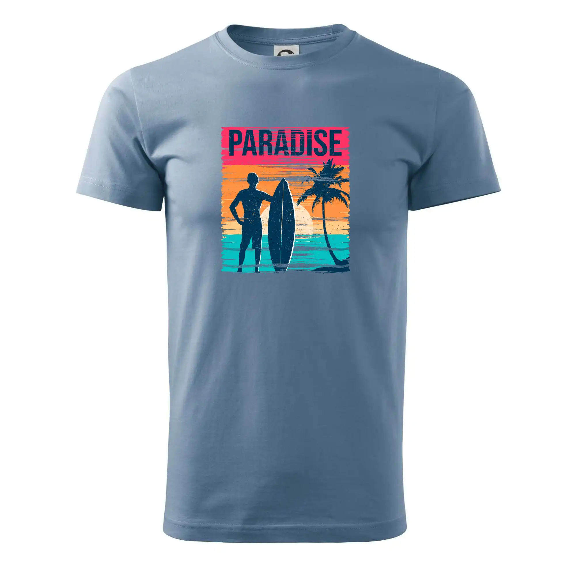 Ostatné mestá / miesta - Paradise - farebný štvorec - Klasické pánske tričko vyššej gramáže