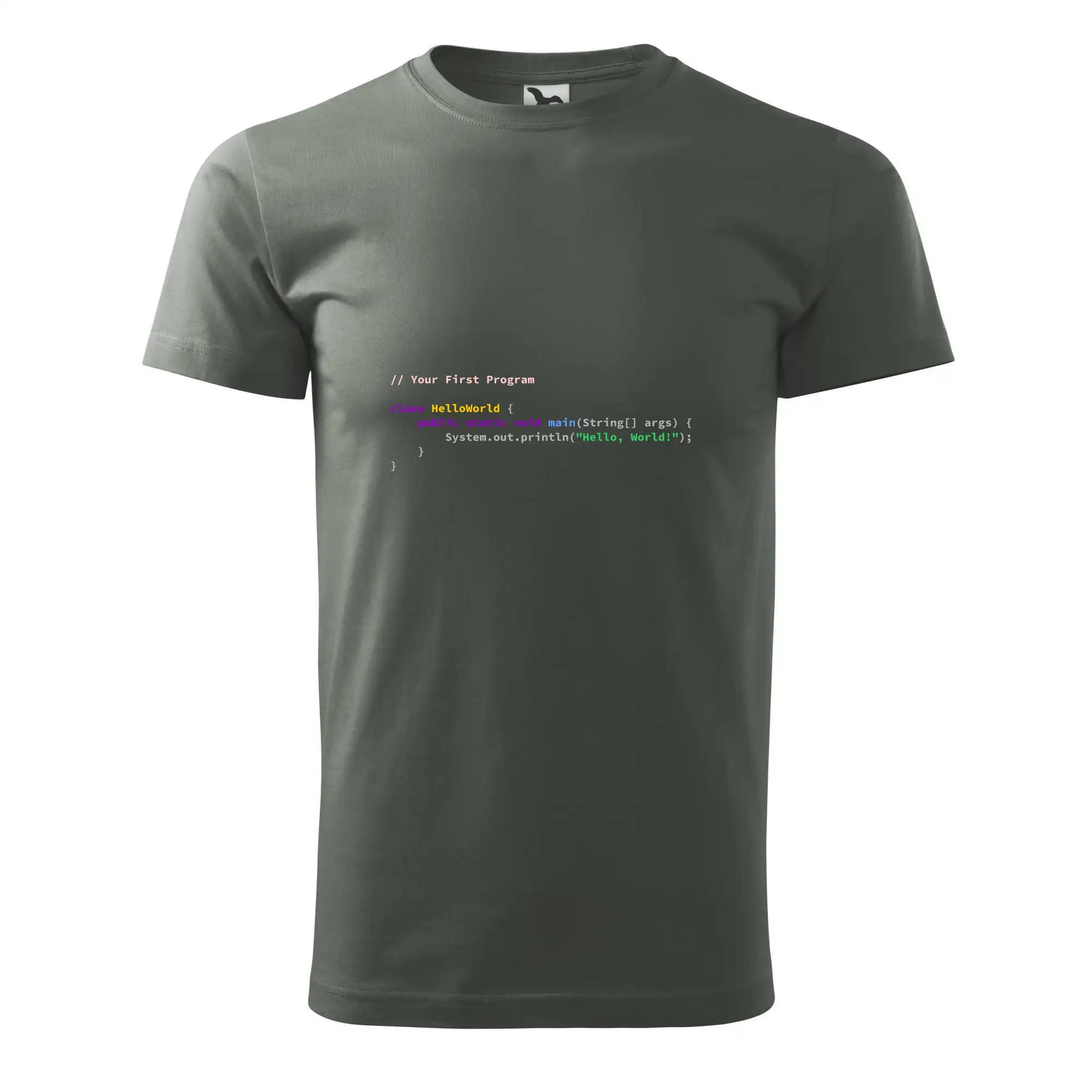 Tričká pre ajťákov - Hello world Java - Pánske tričko nižšej gramáže