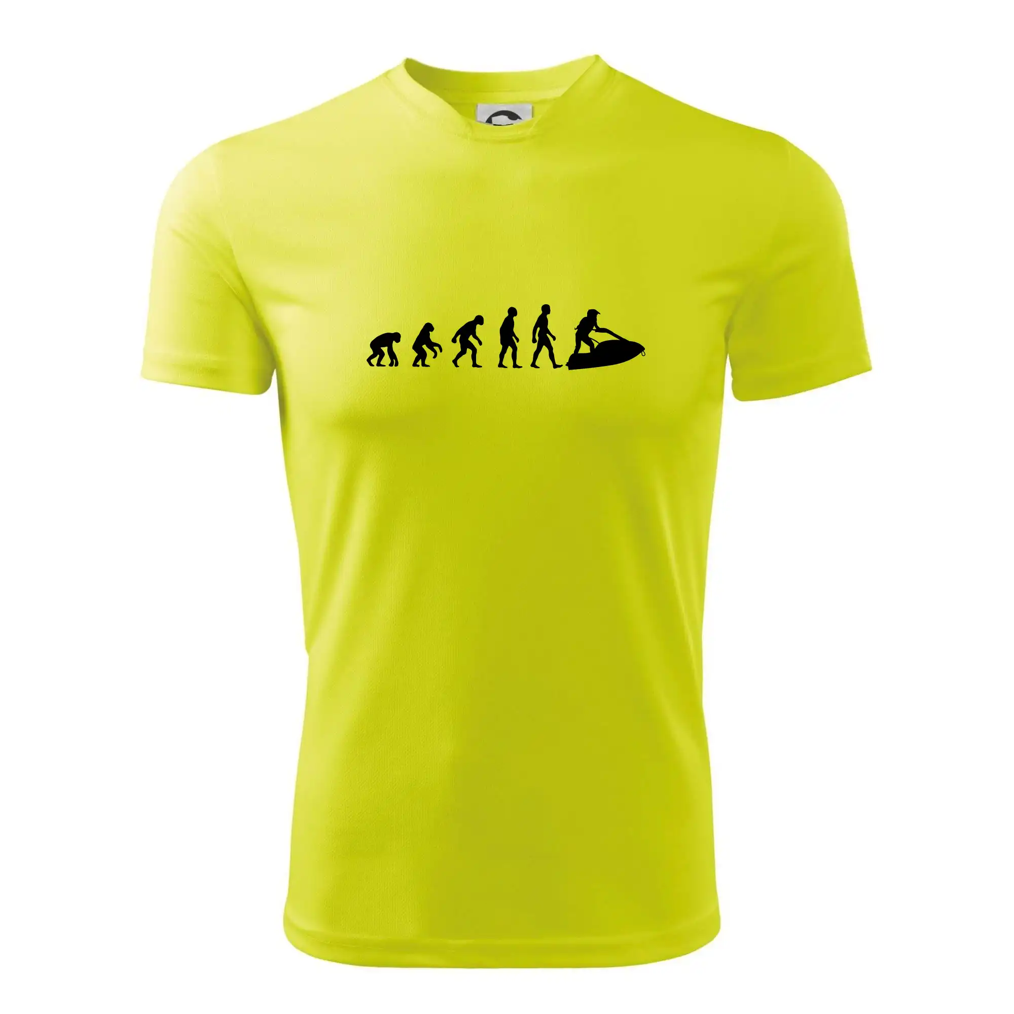 Tričká s potlačou evolúcia - Evolúcia vodný skúter - Pánske tričko Fantasy športové