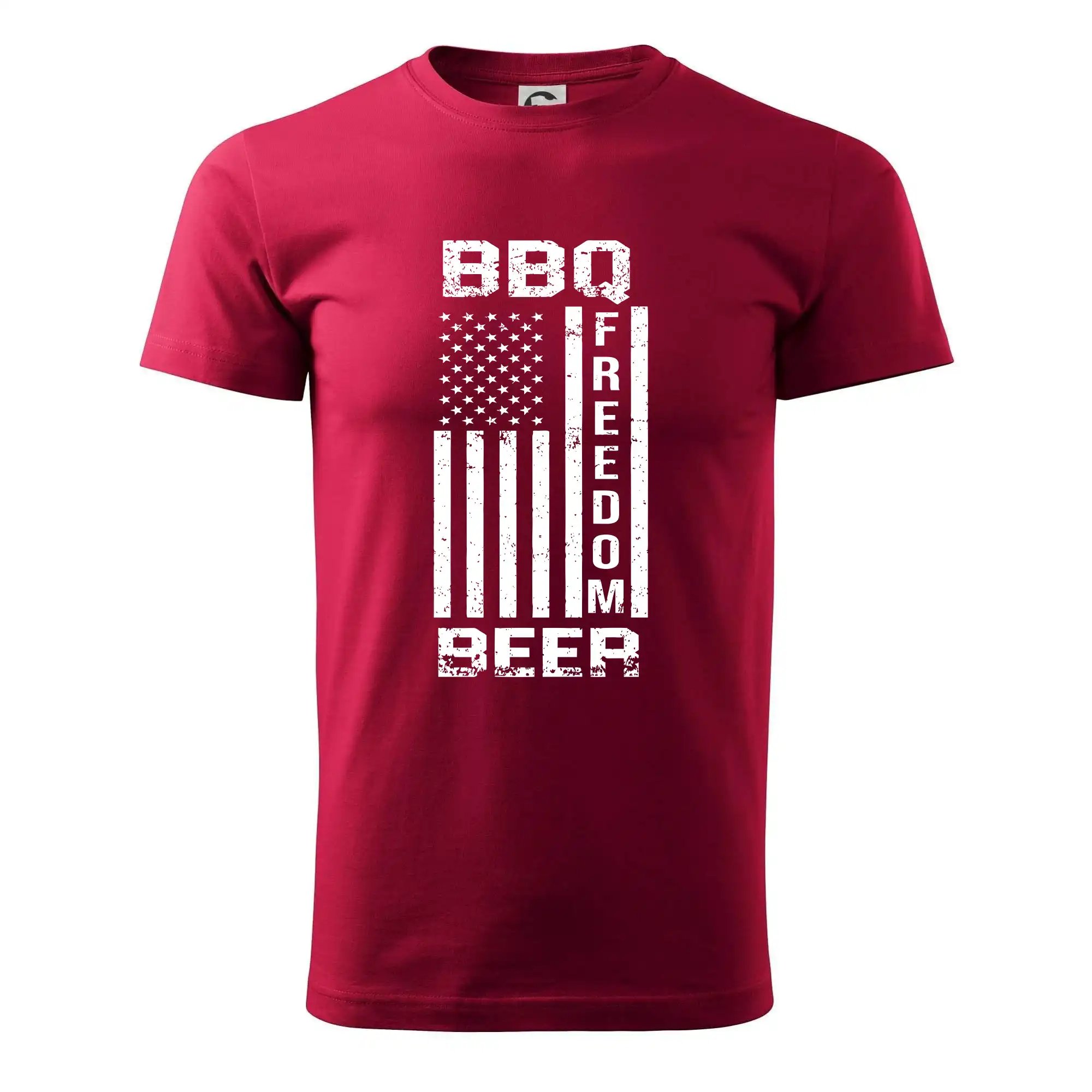 Tričká a zástery na grilovanie - USA BBQ Freedom beer - Pánske tričko nižšej gramáže