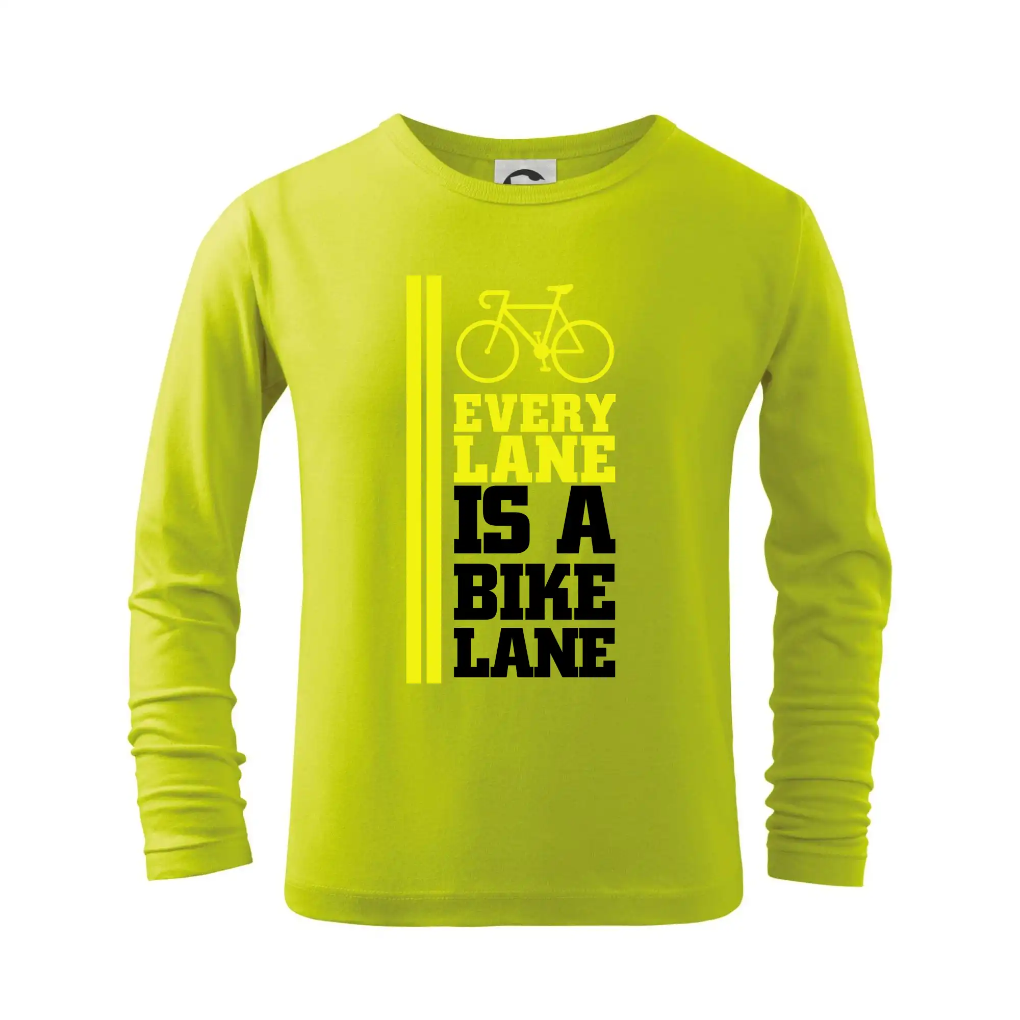 Tričko ako darček pre cyklistu - Every Lane Bike Lane - Tričko detské Long Sleeve