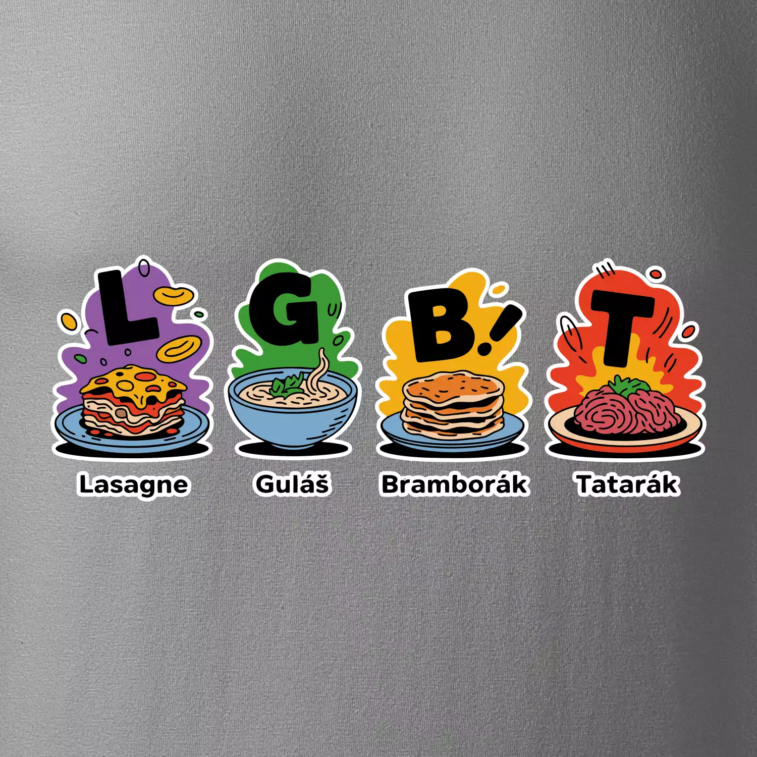 LGBT - Lasagne, Guláš, Bramborák, Tatarák