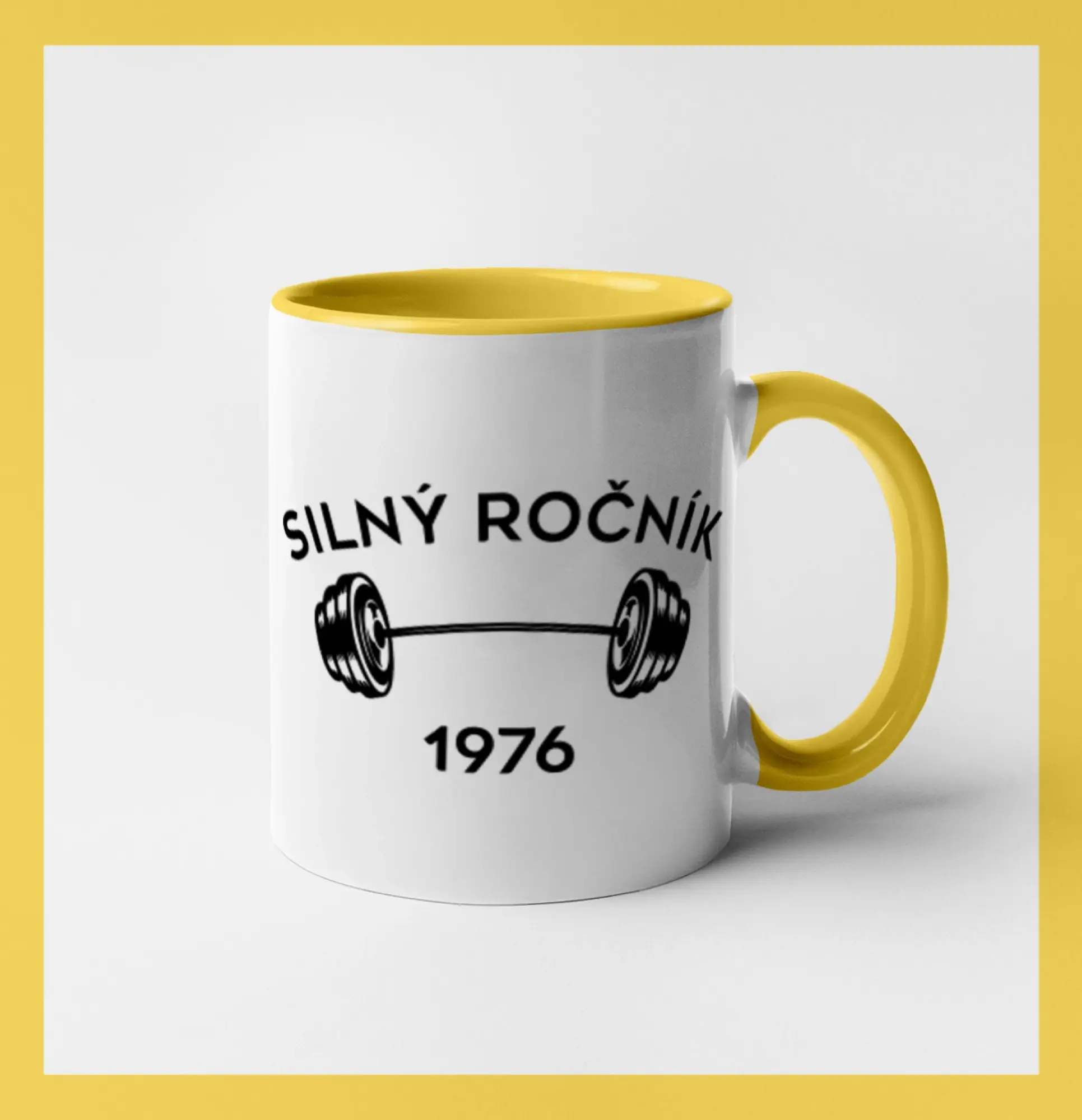 Trička s ročníkom 1976 - Silný ročník - Letopočet 1976 - Hrnček 