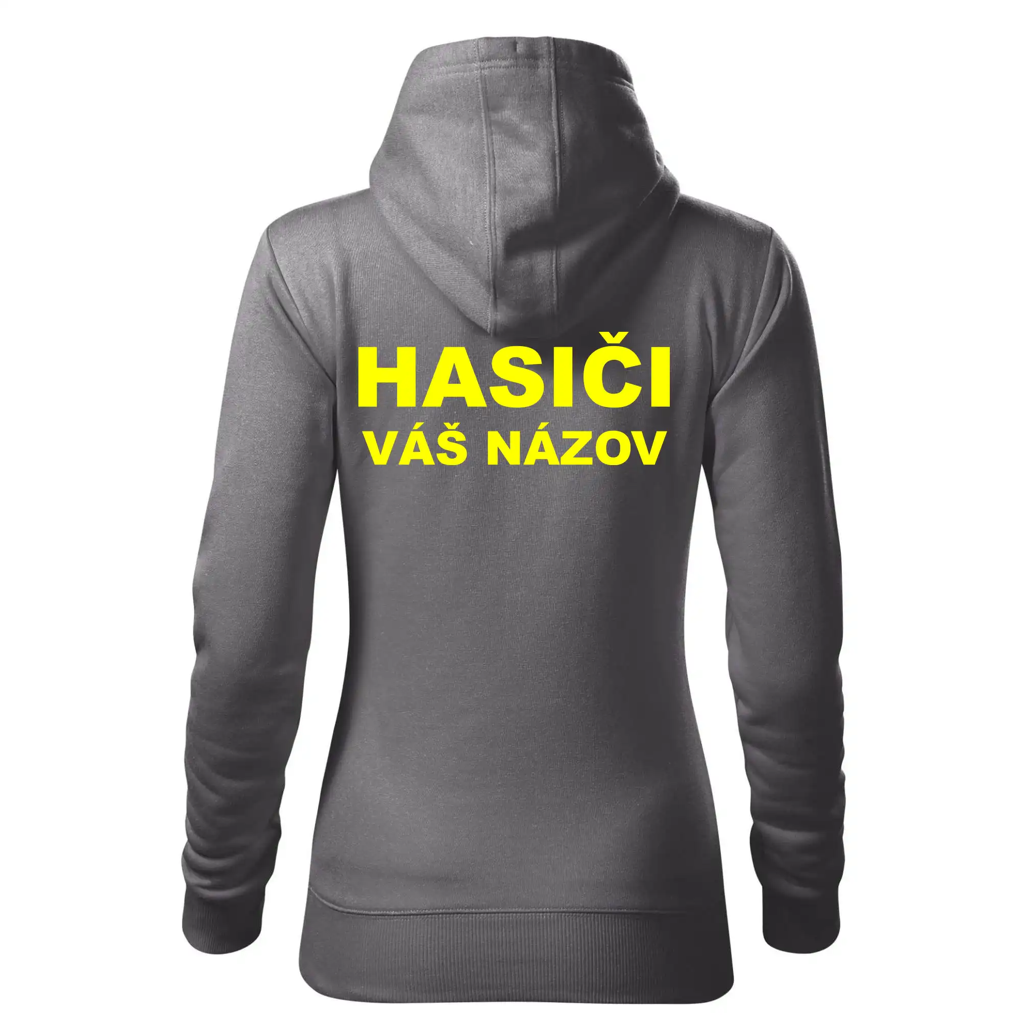 Hasiči - žltý nápis - váš názov zboru