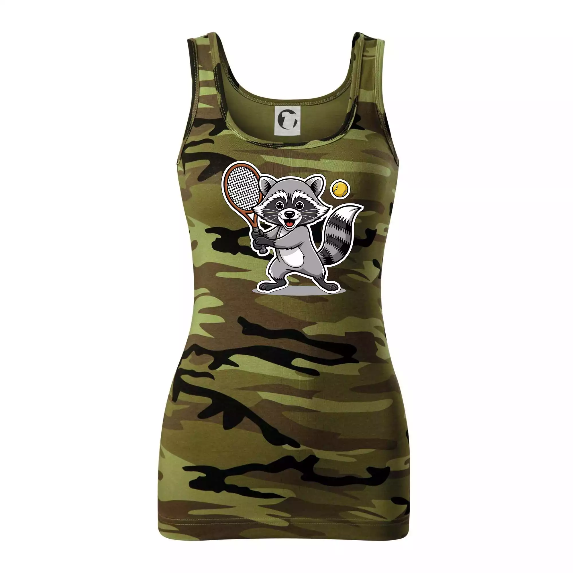 Mýval hraje tenis kreslený