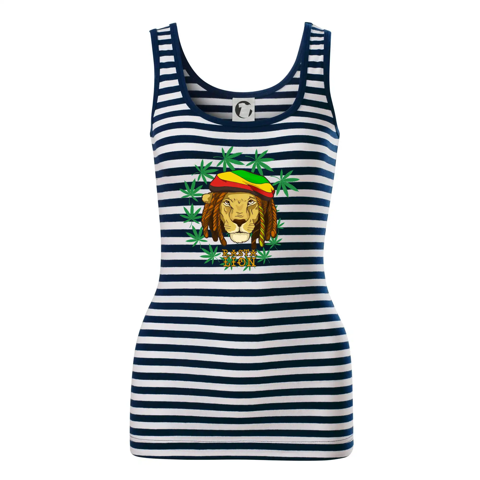 Tričká pre pohodový ľudí - Rasta Lion - Sailor tielko na vodu