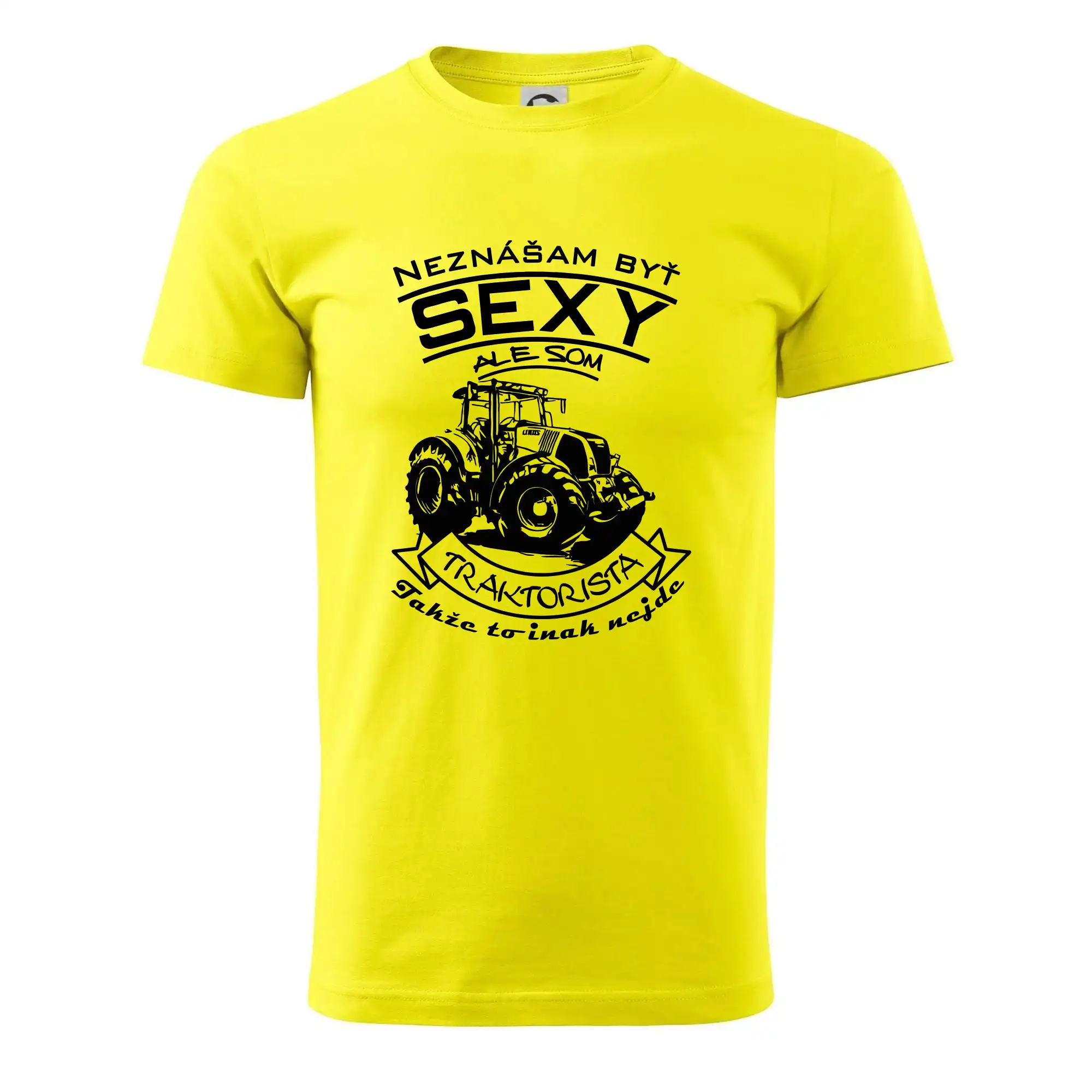 Neznášam byť sexy - Neznášam byť sexy - Traktorista - Traktor - Pánske tričko nižšej gramáže