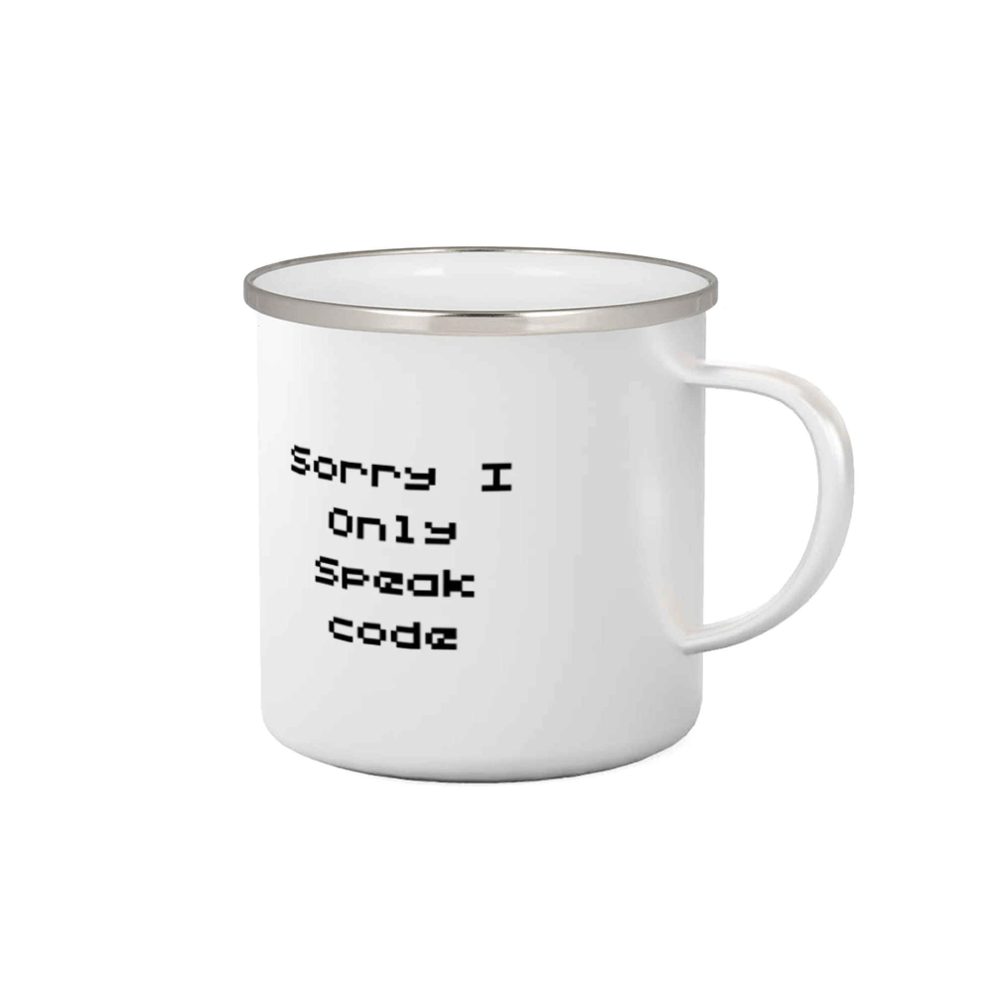 Tričká pre ajťákov - Sorry I Only Speak code - Plecháčik