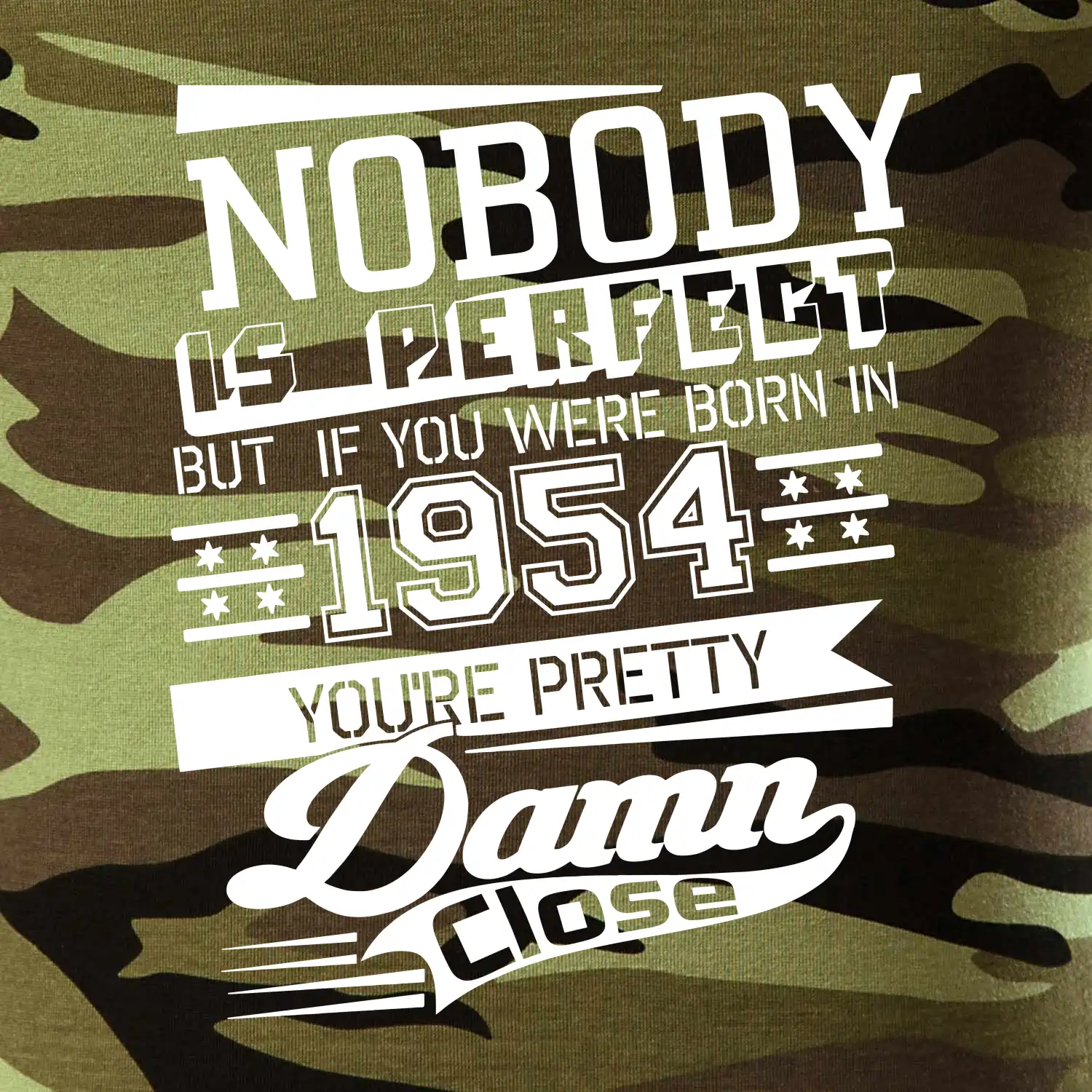 Nobody is perfect - 1954