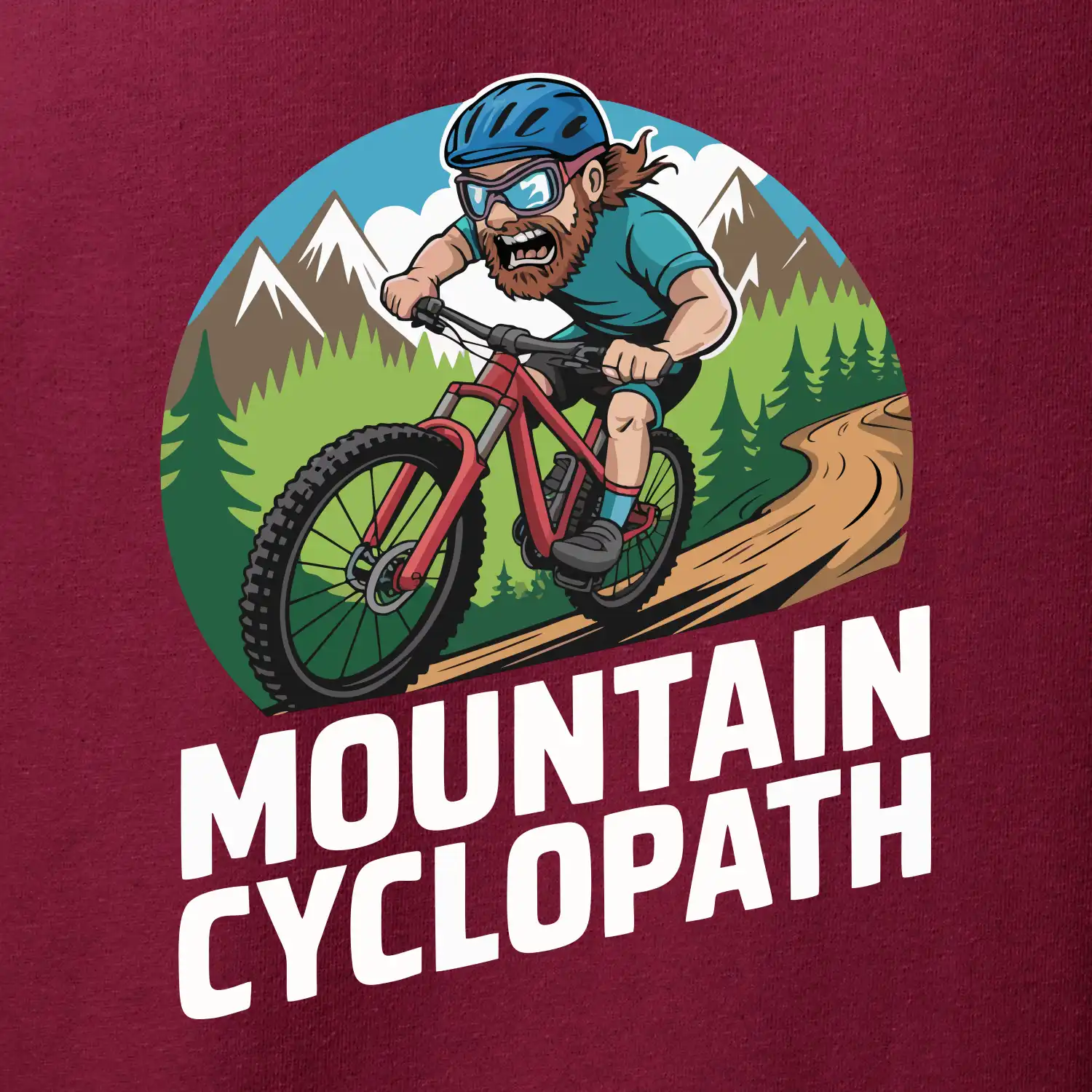 Mountain cyclopat plnovous