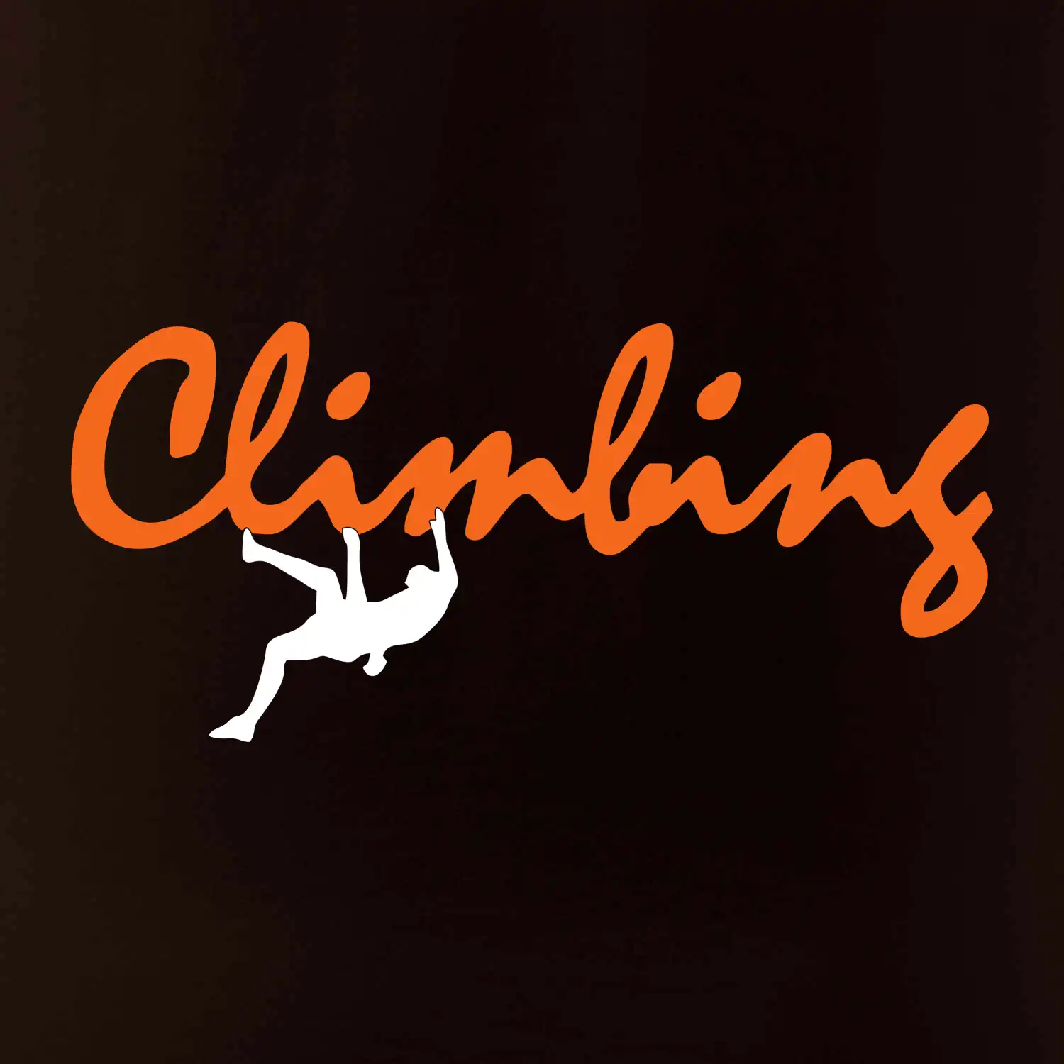 Climbing psací text