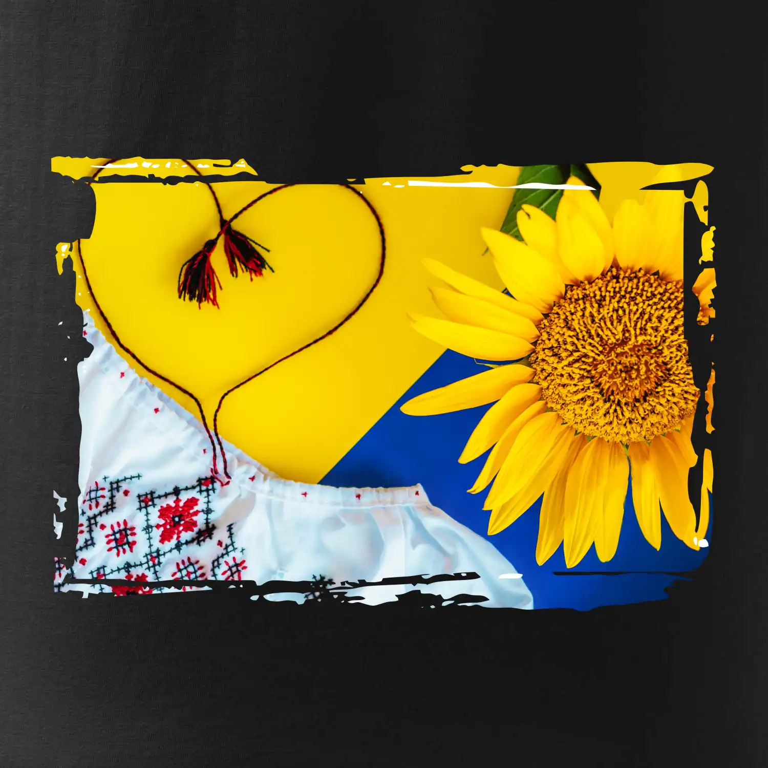 Ukrajina slunečnice a kroj