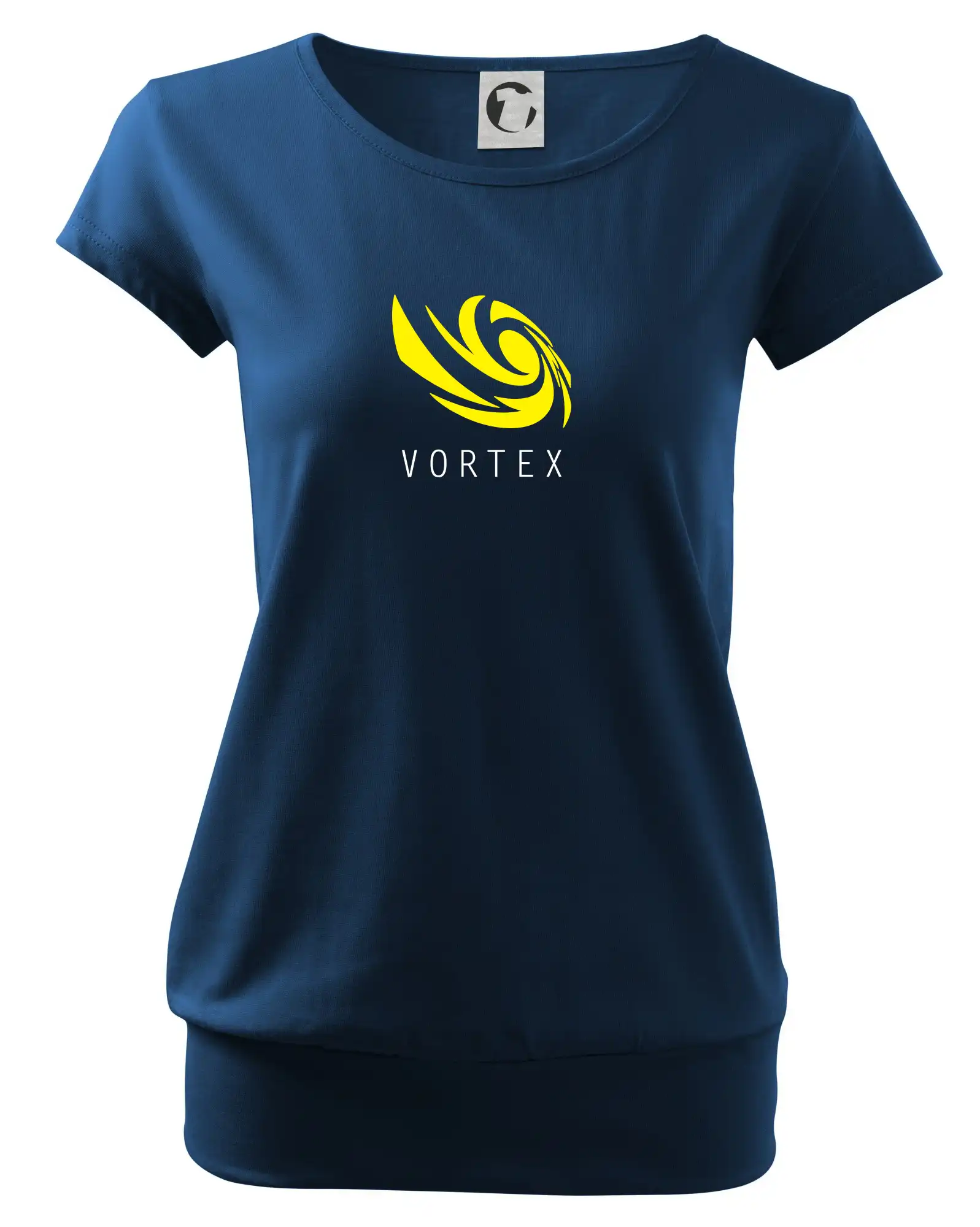 Tričká, mikiny a šiltovky pre Youtubery - Vortex logo farebné - Voľné tričko city