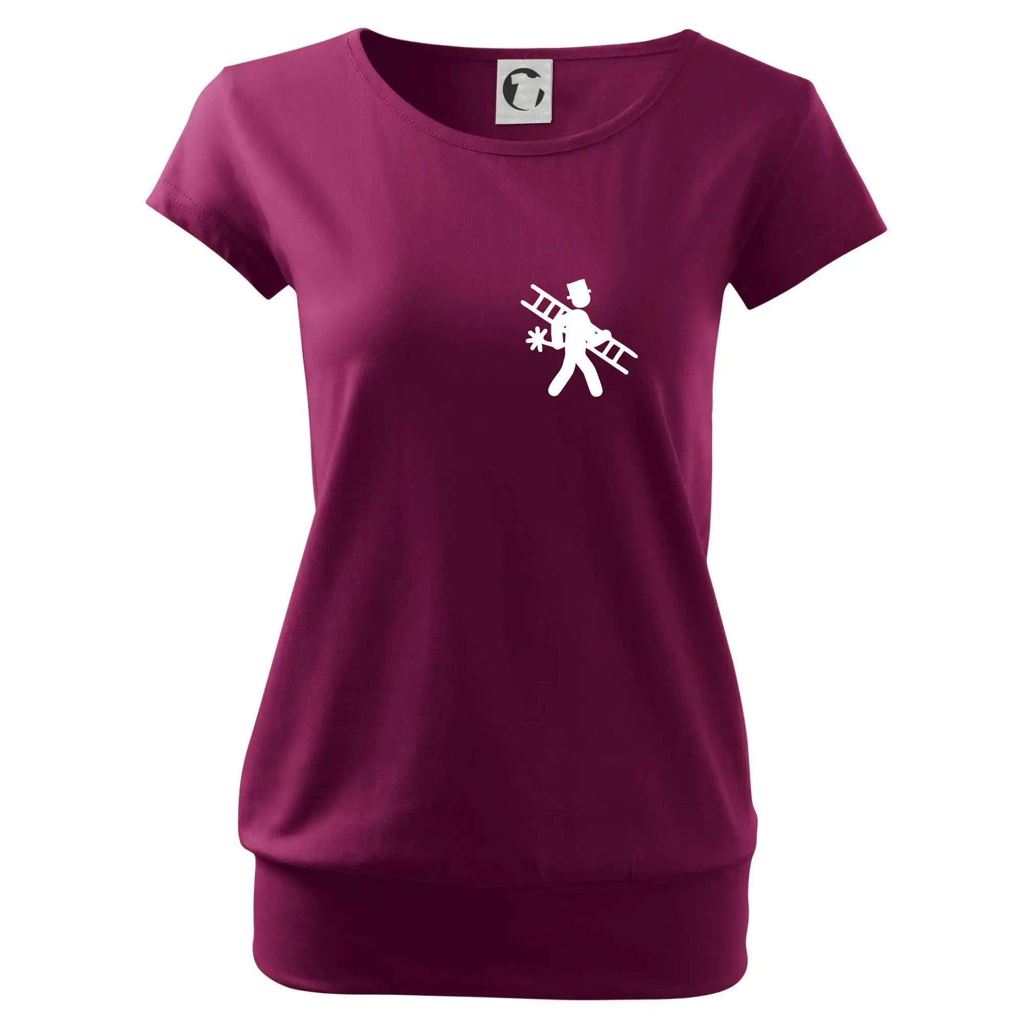 Kominík logo + nápis na zádech