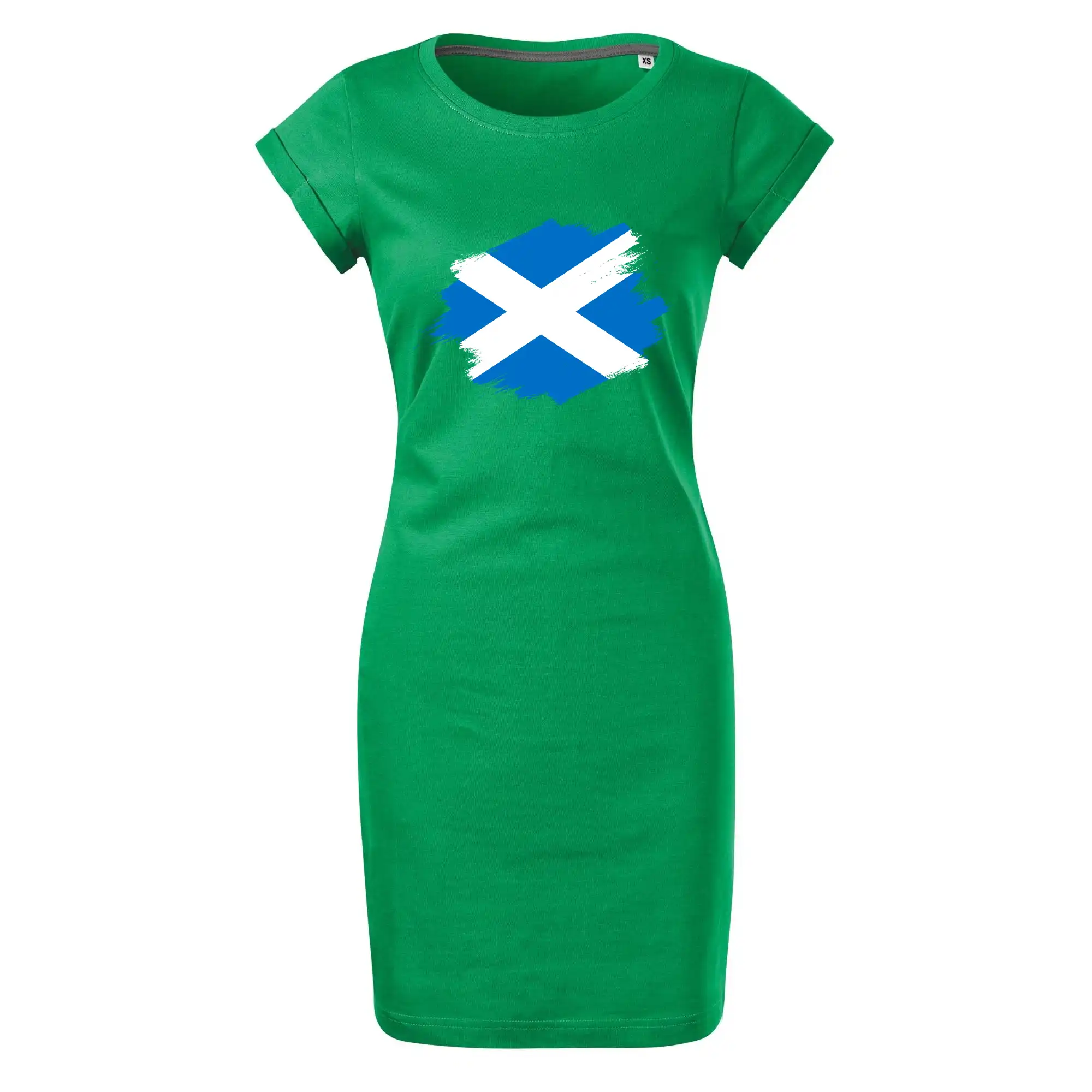 Skotská vlajka kreslená štetcem