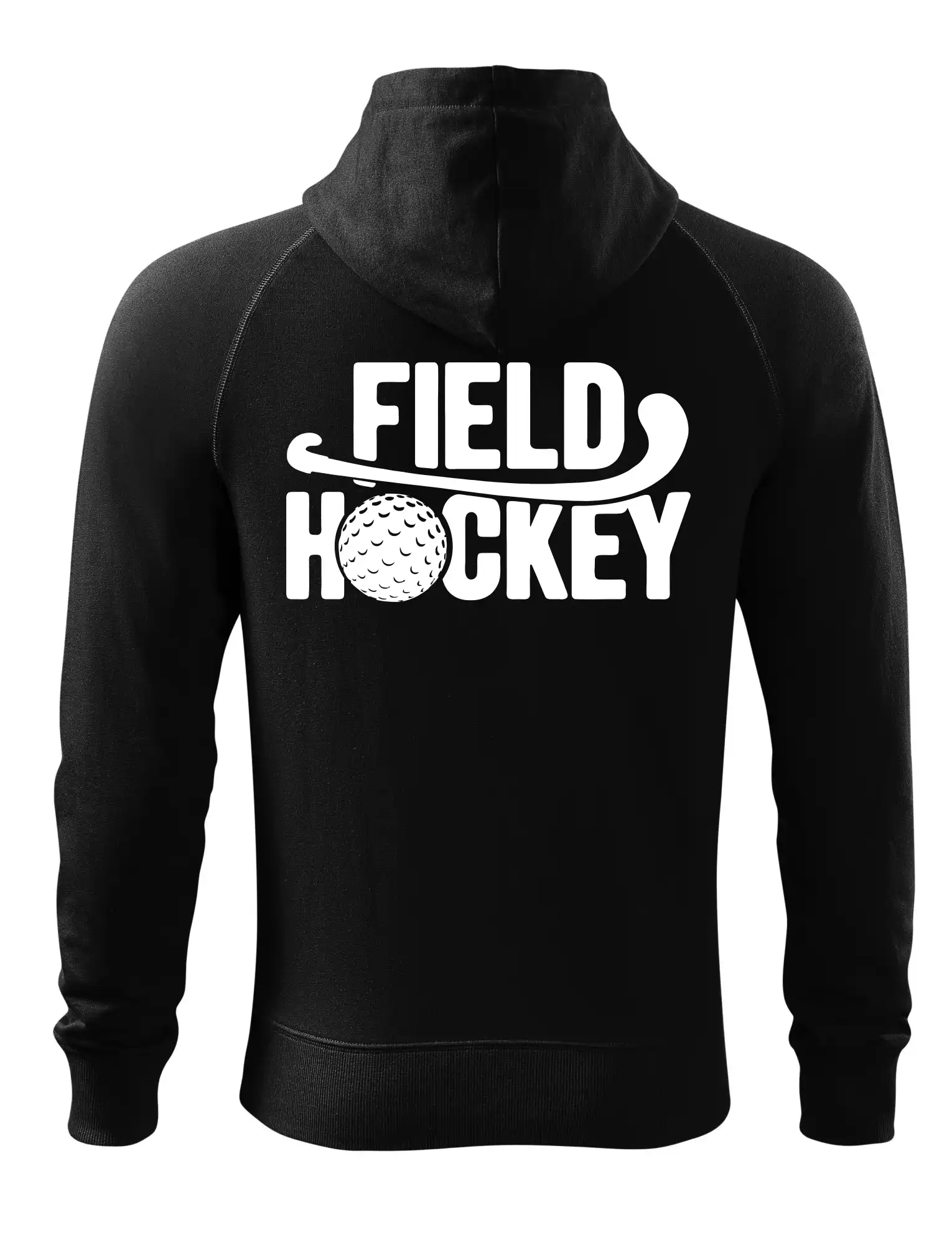 Field hockey míček a nápis