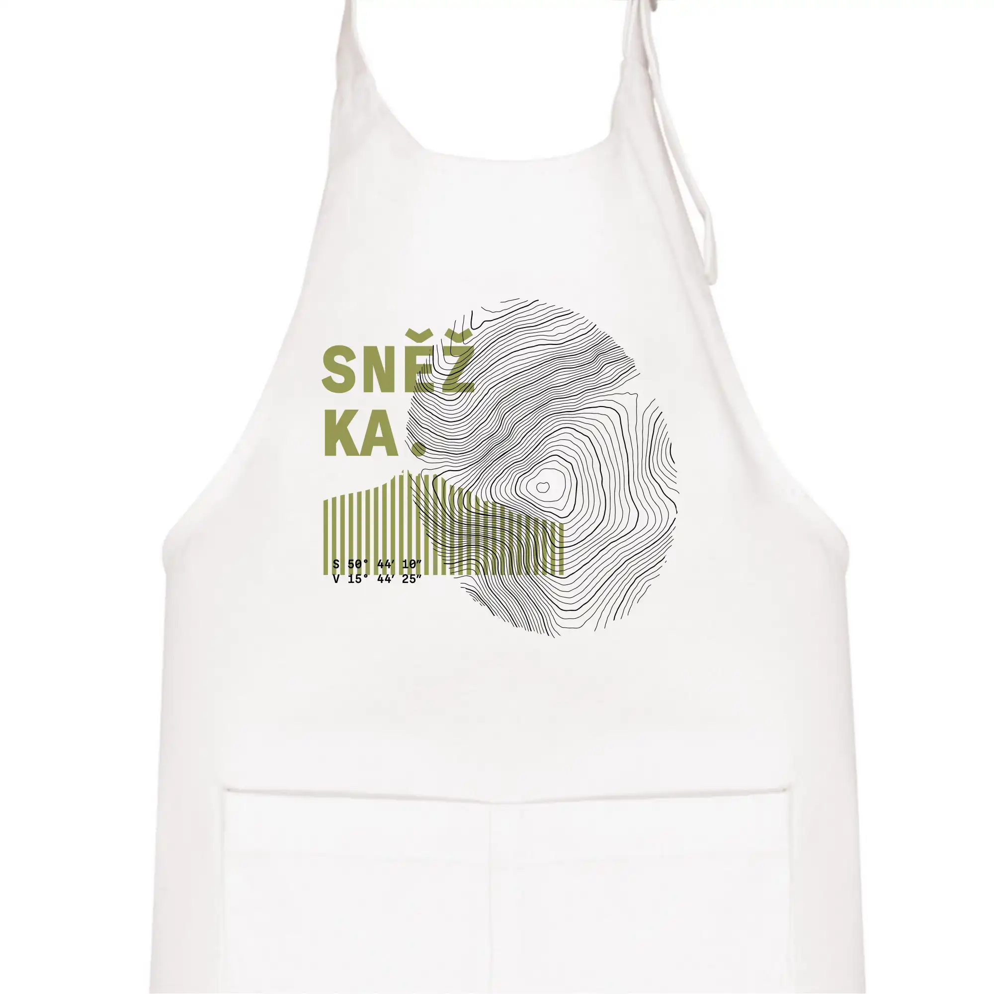 Sněžka - vrstevnice otisk