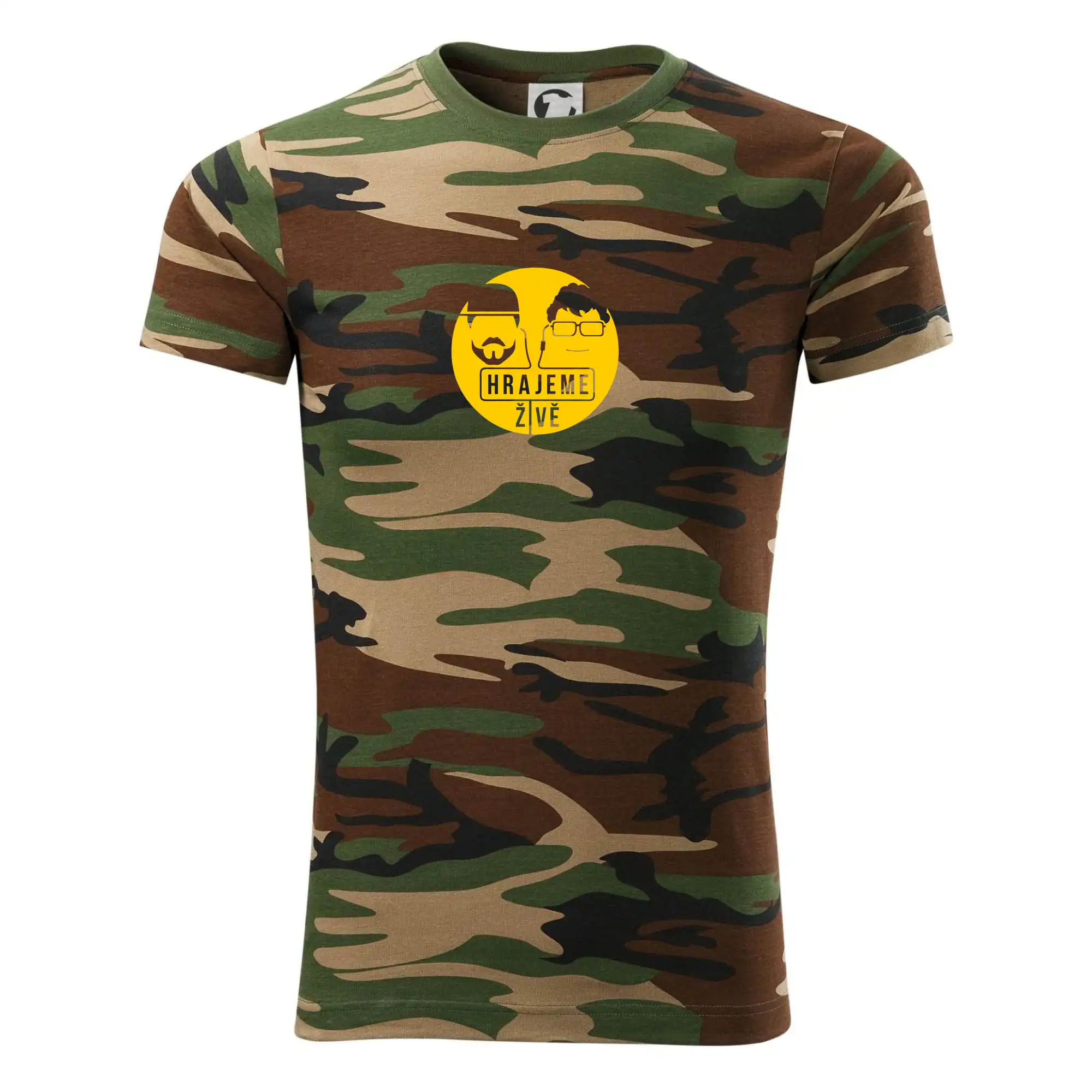 Tričká, mikiny a šiltovky pre Youtubery - Vortex hrajeme živě - Army CAMOUFLAGE