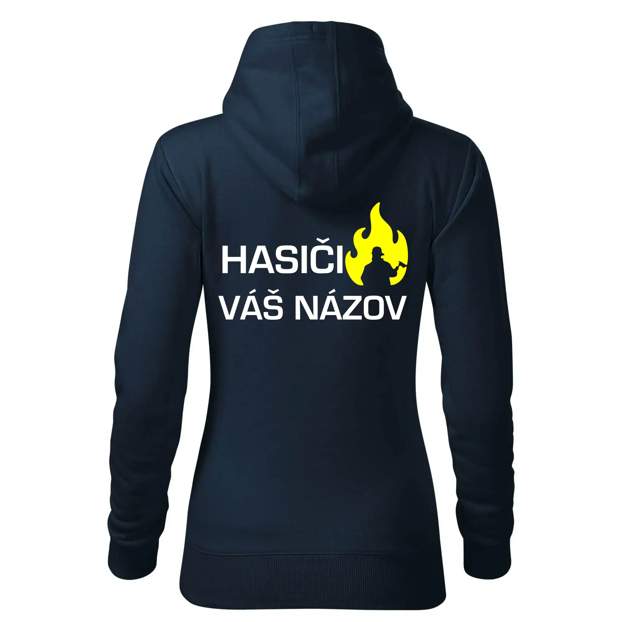 Hasiči - Váš názov - FLUO + Reflexná potlač