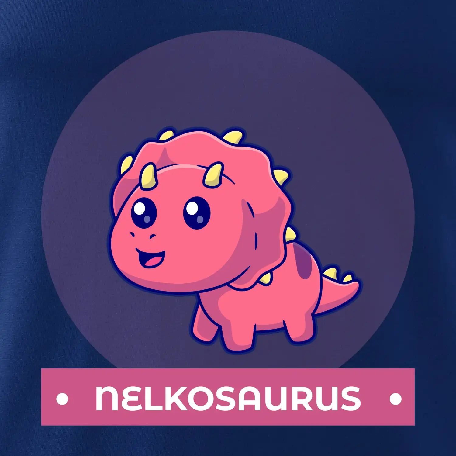 Dinosaurie mená - růžový dinosaurus SK