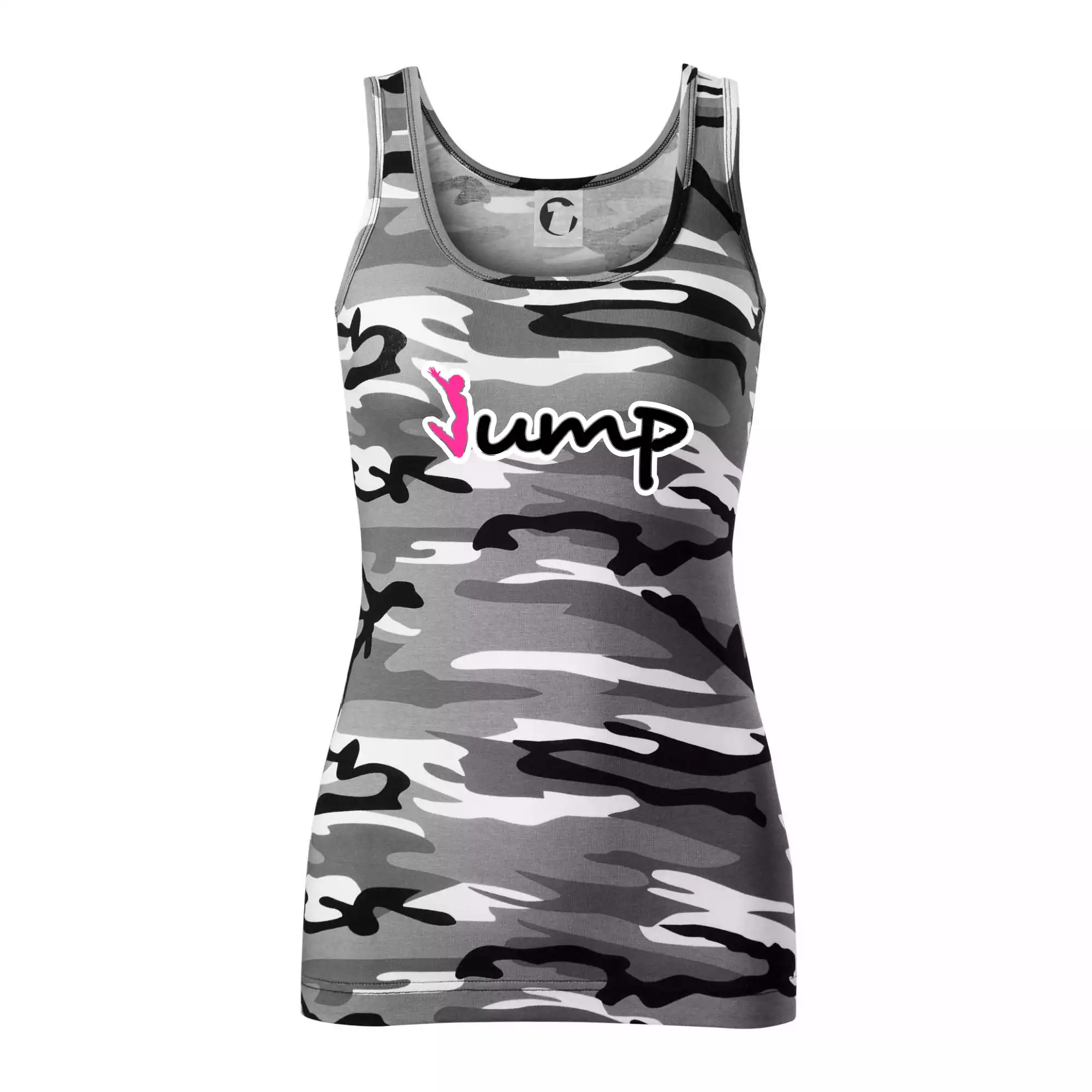 Jump - nápis a panáček