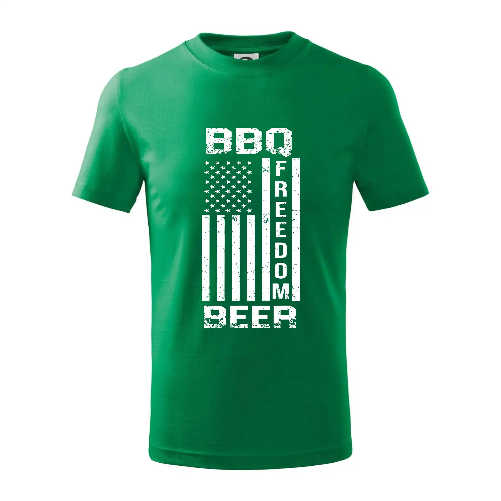 Tričká a zástery na grilovanie - USA BBQ Freedom beer - Tričko detské bavlnené