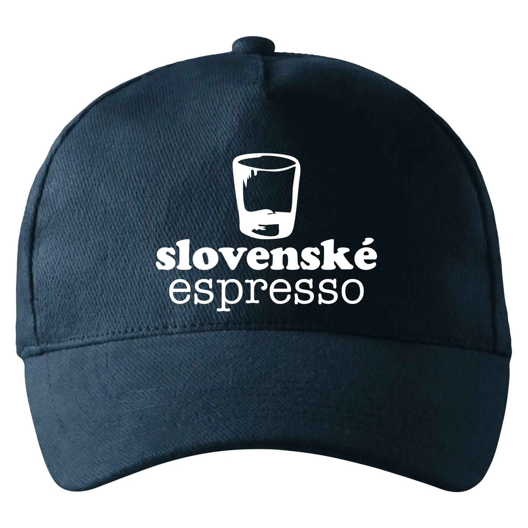 Slovenské espresso - Šiltovka so zahnutým šiltom a mosaznou sponou