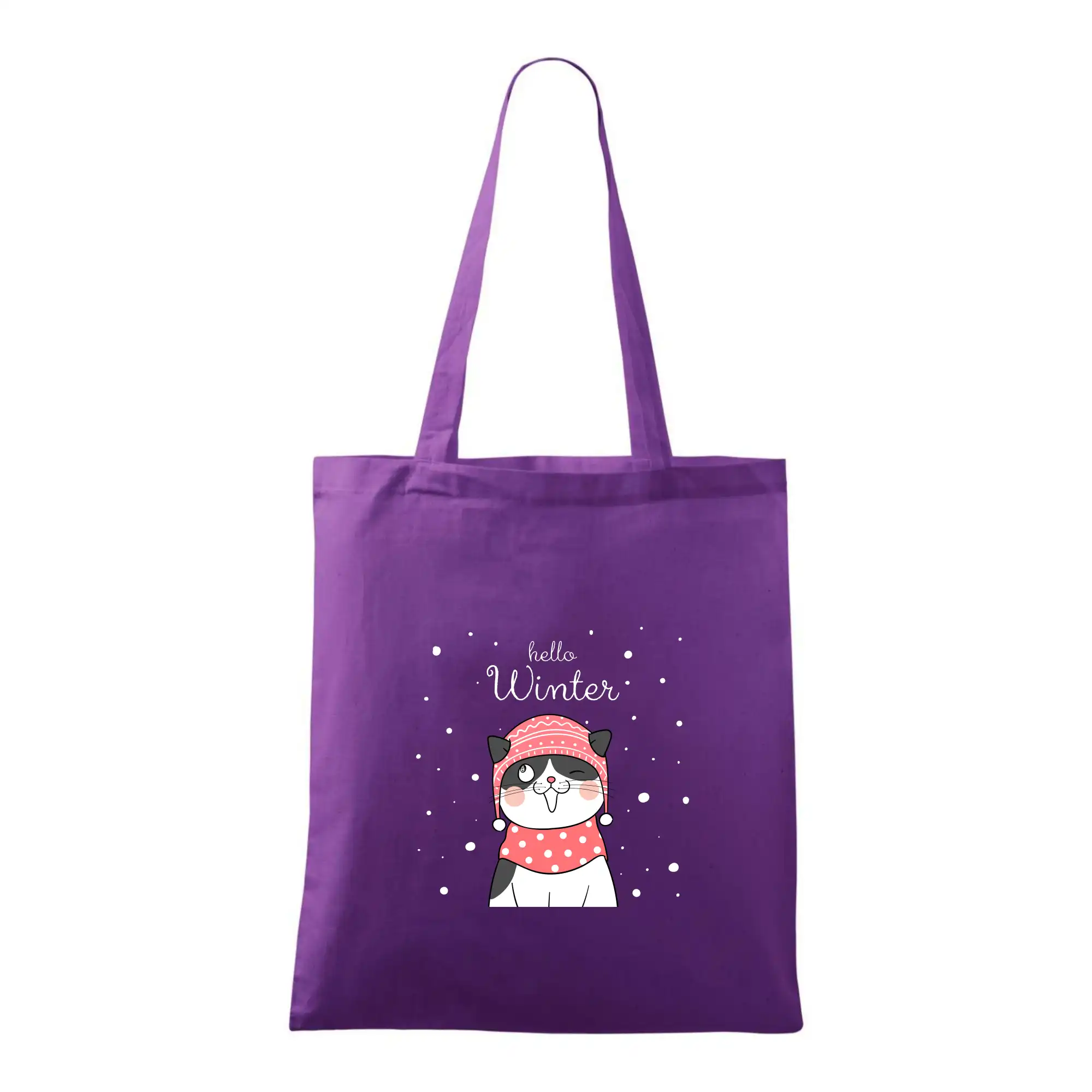 Mačka v čiapke s vystrčeným jazykom