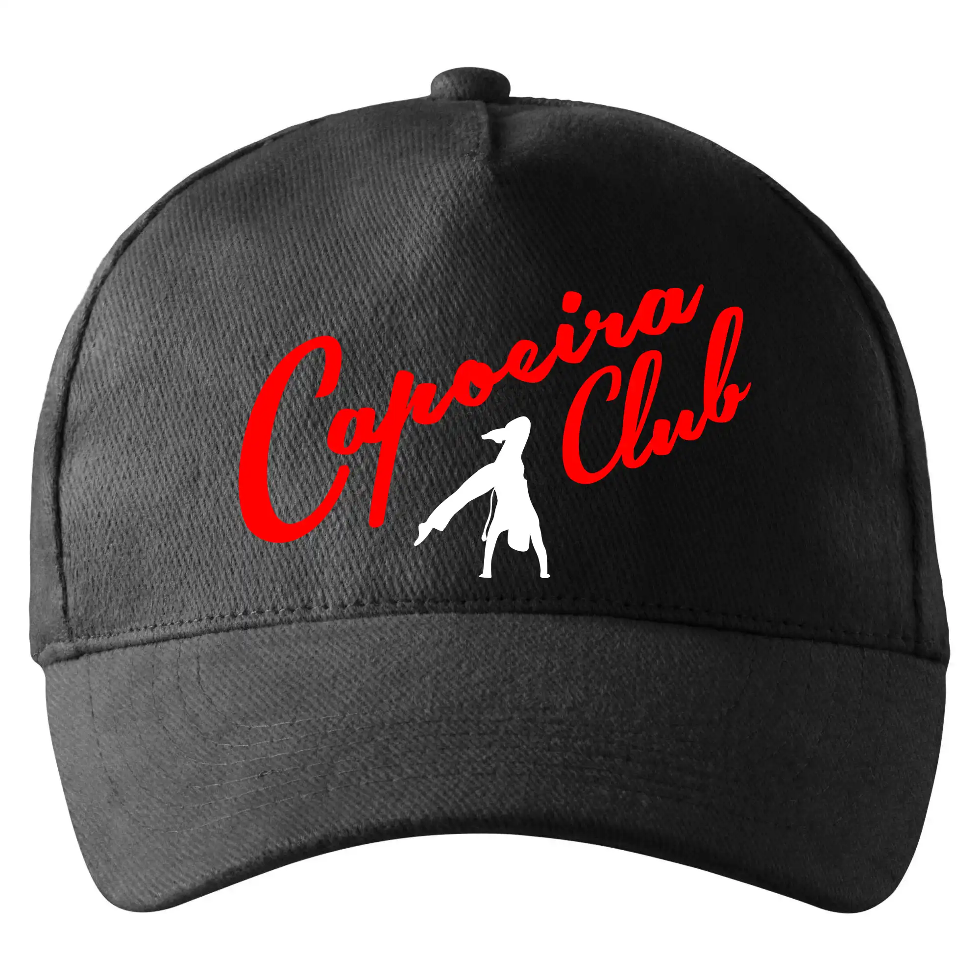 Tričká Capoeira - Capoeira club s tanečníkom - Šiltovka so zahnutým šiltom a mosaznou sponou
