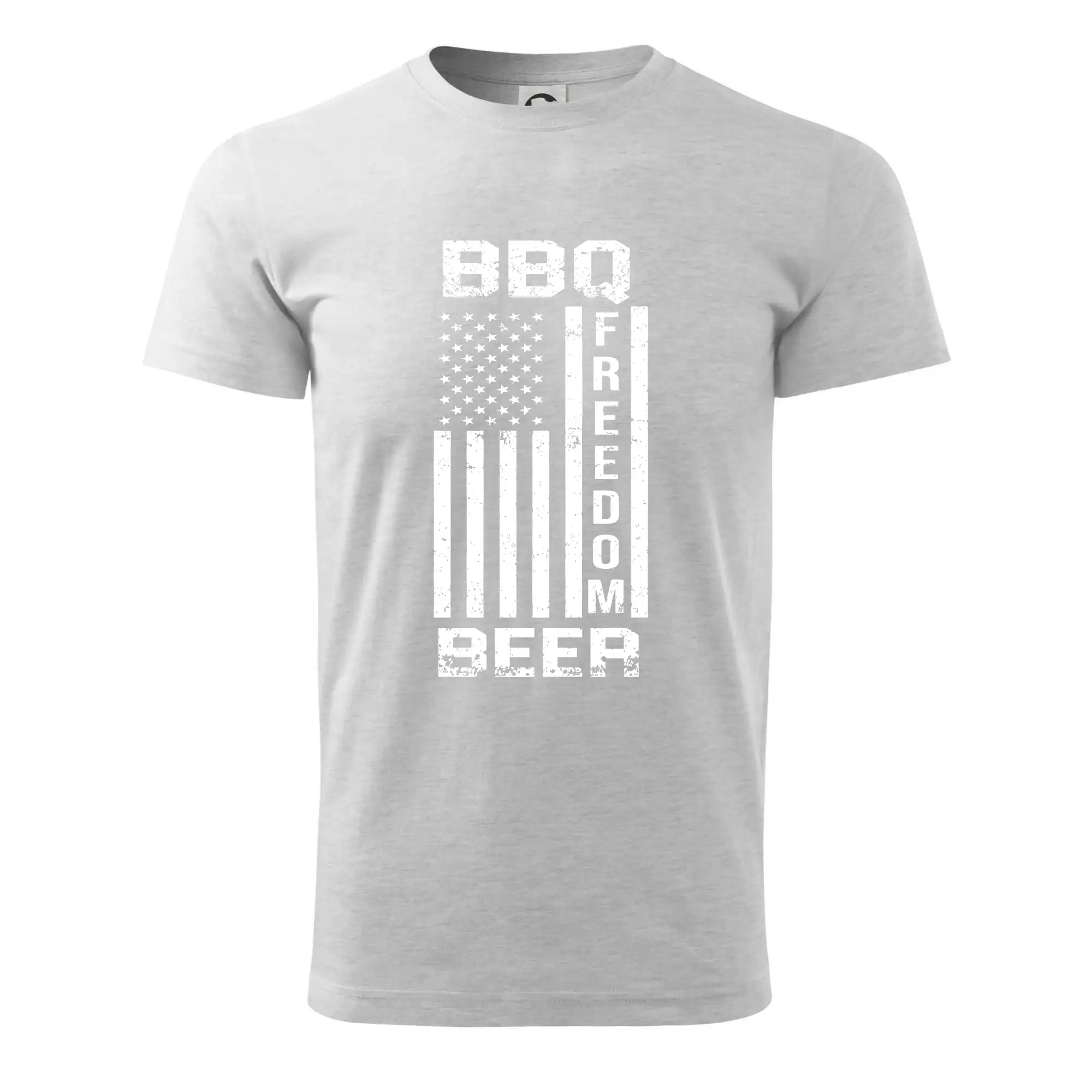 Tričká a zástery na grilovanie - USA BBQ Freedom beer - Pánske tričko nižšej gramáže