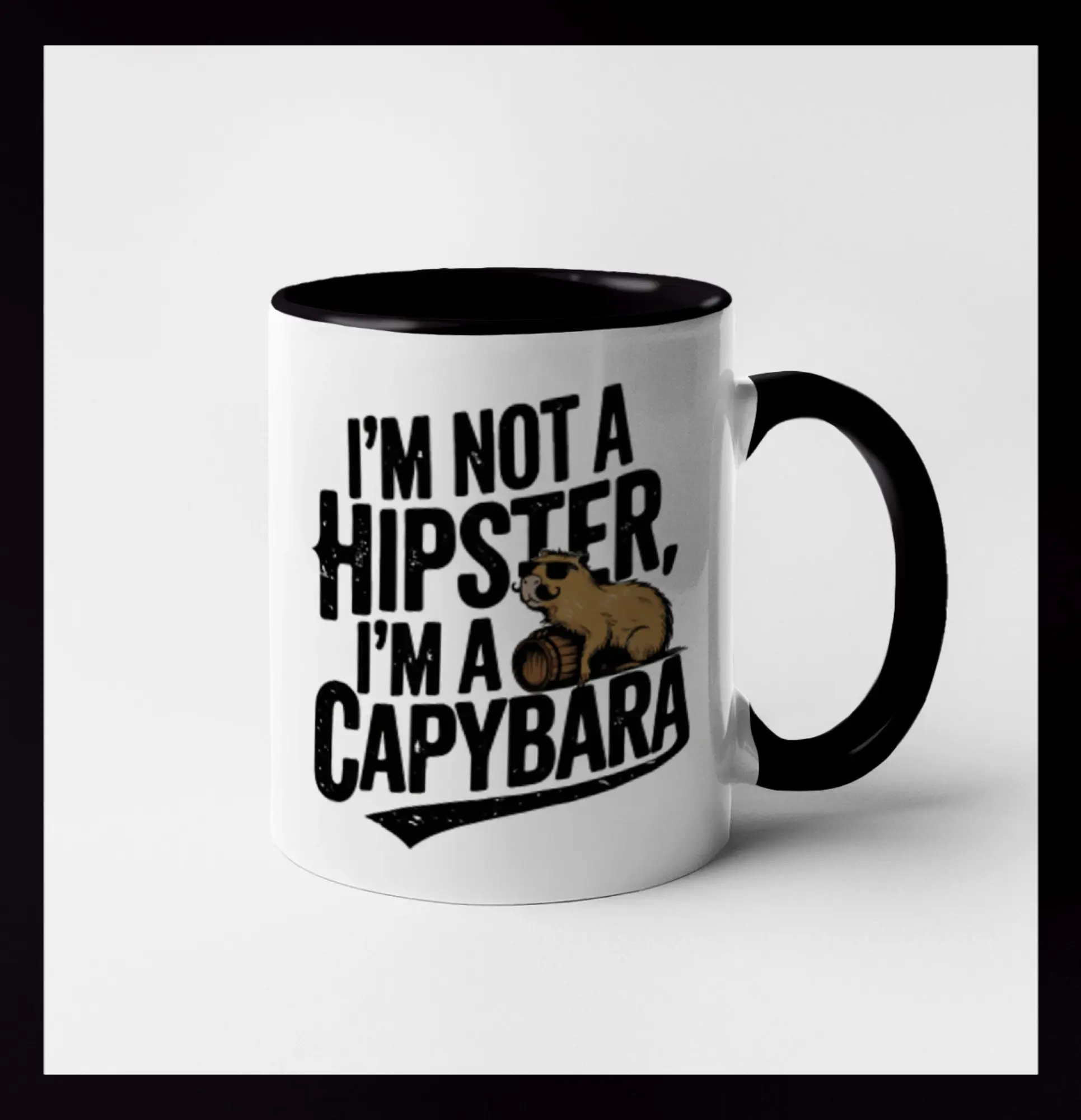 I'm not a hipster, I'm a capybara