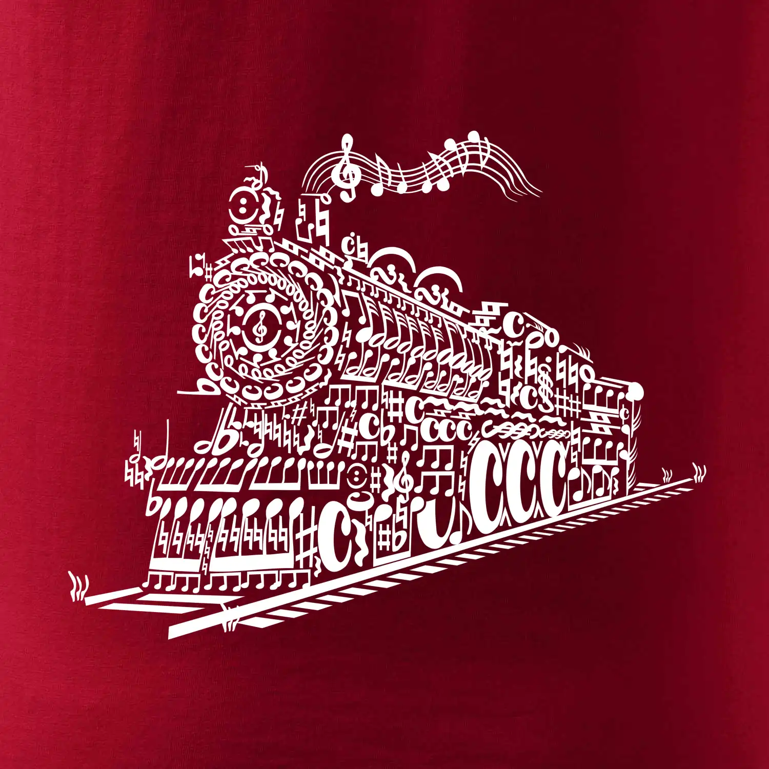 Stará lokomotiva z not