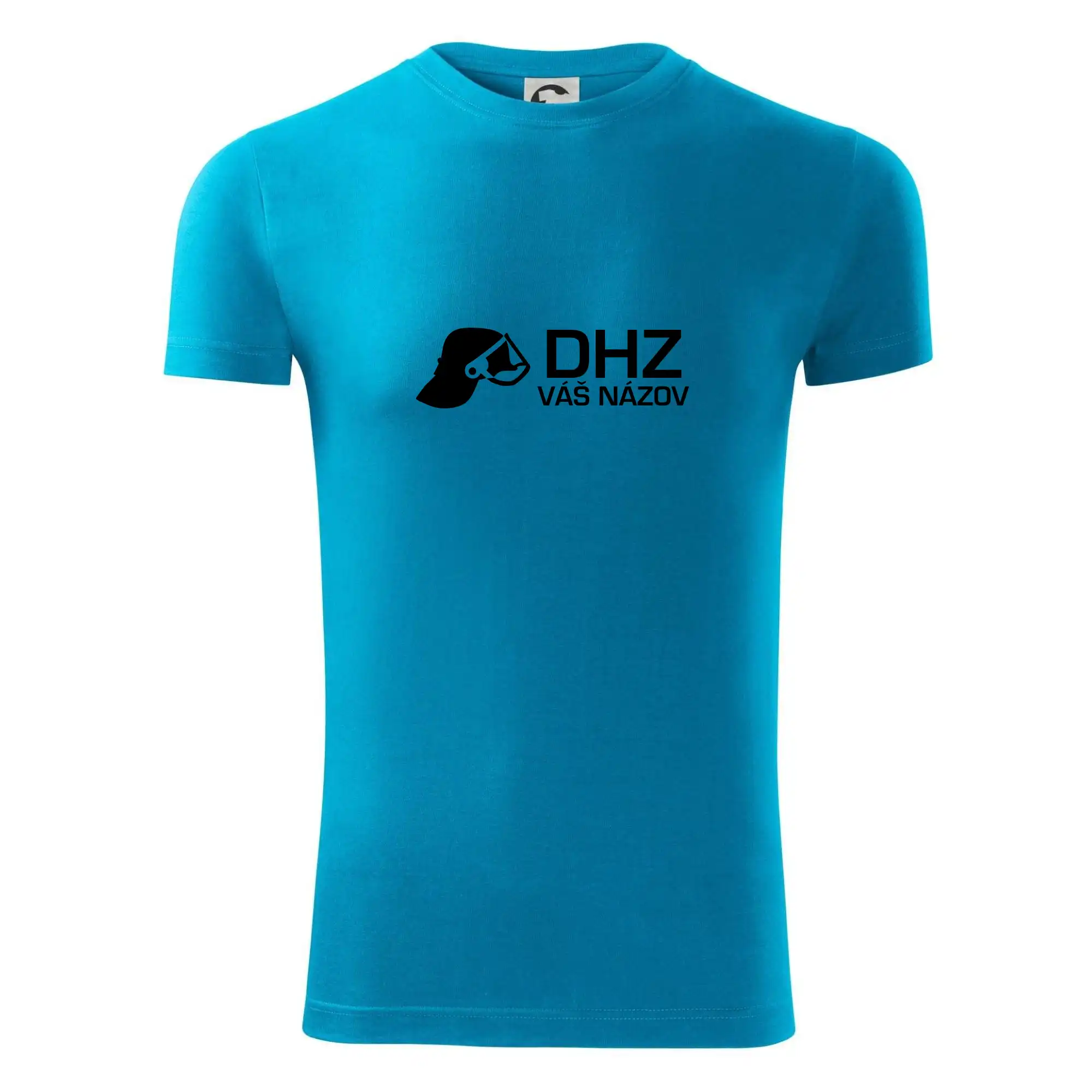 Originálne tričká pre hasičov - DHZ Helma - vlastný nápis - Viper FIT - Pánske zúžené tričko