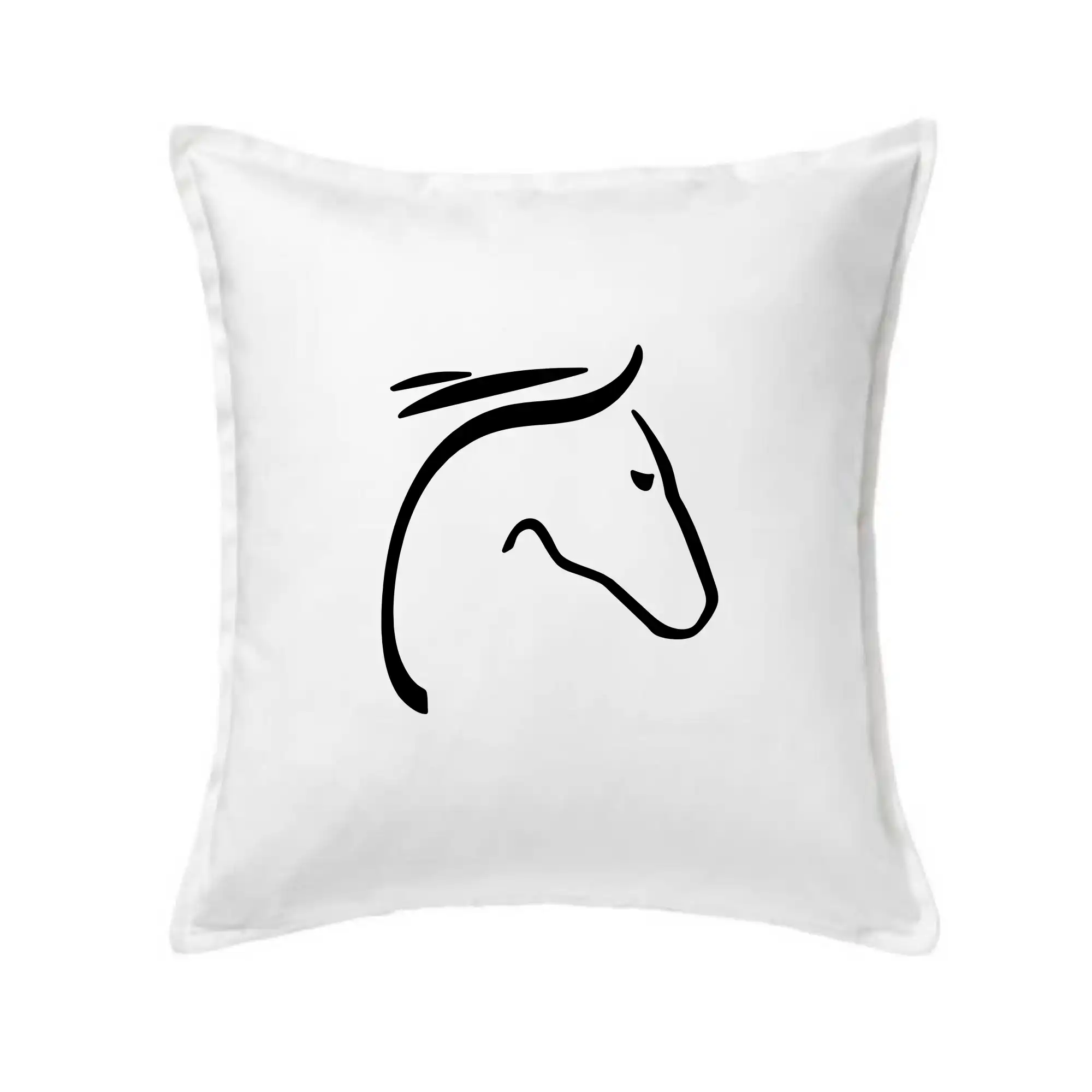 Kôň - hlava silueta