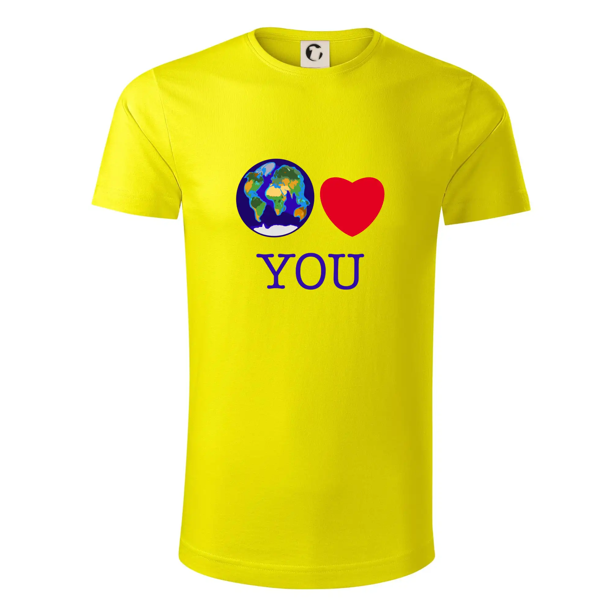 Vesmirne tričká - Svet Ťa miluje world loves you - Tričko z organickej bavlny