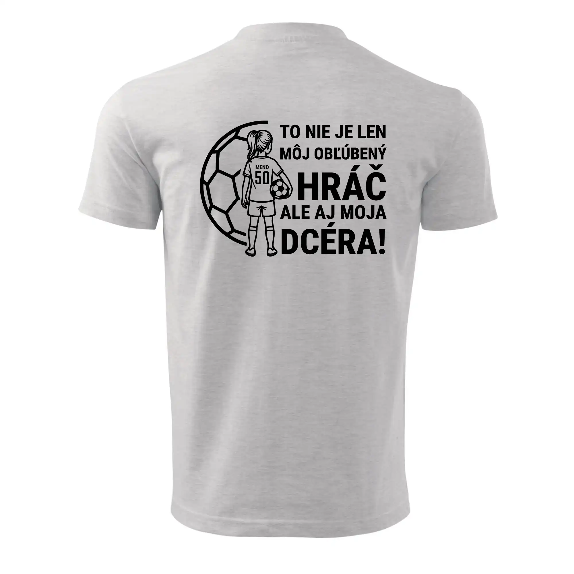 Futbalový otec - jedna dcéra (vaše meno a číslo)