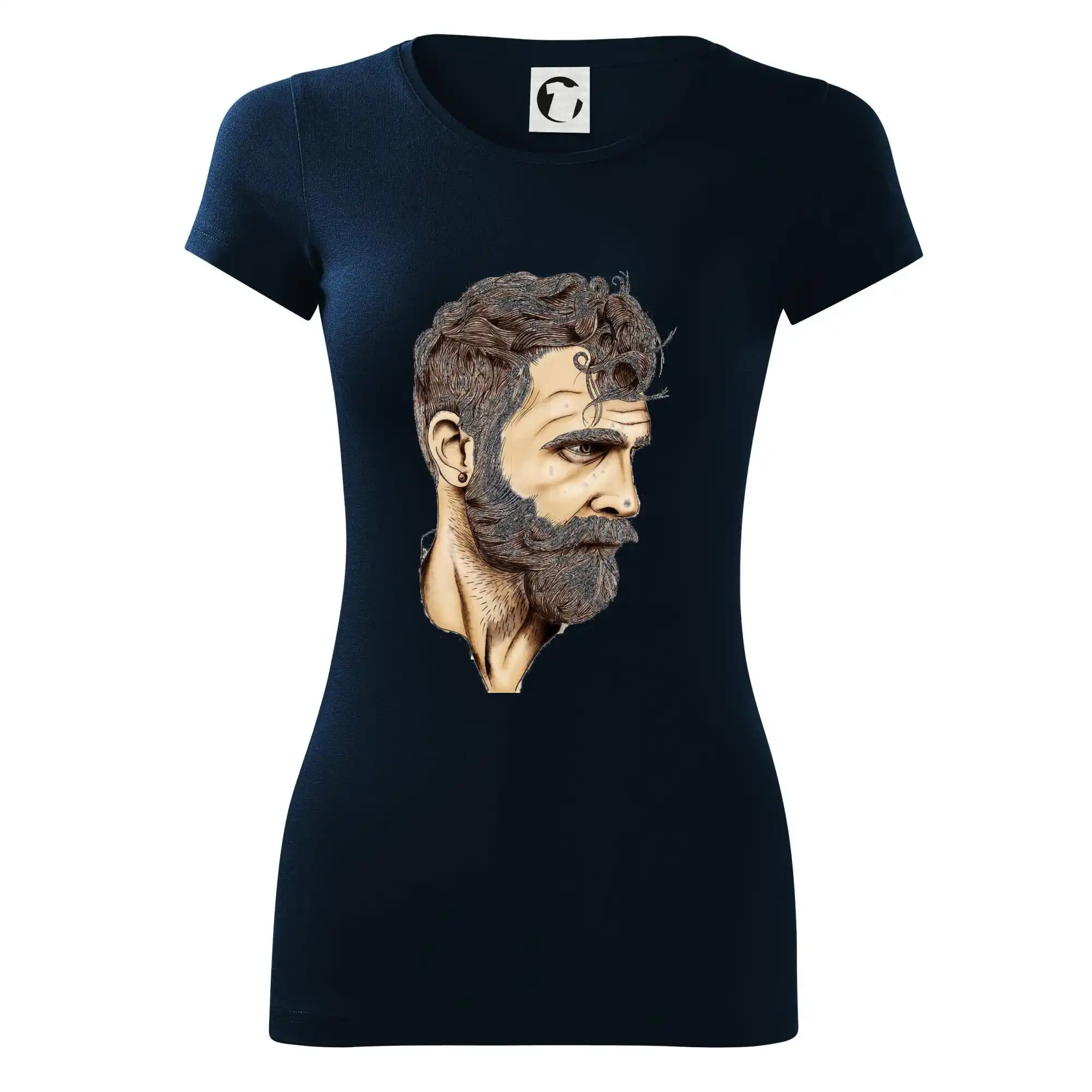 Tričká s fúzikmi - Mustache man - Dámske tričko Glance - Priliehavejší strih