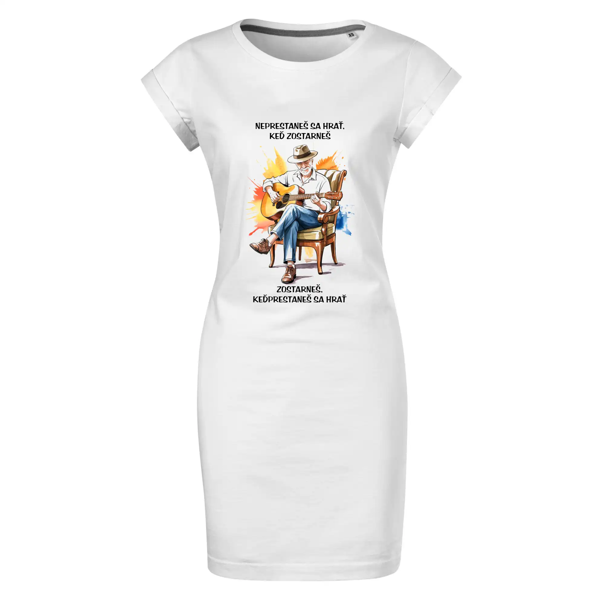 Neprestaneš hrať,keď zostarneš - Tričko Šaty FREEDOM