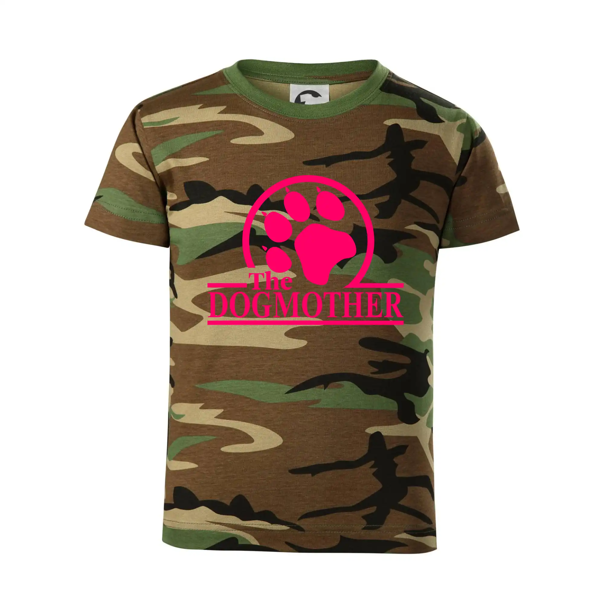 Ostatné psie plemená - Dogmother - Detské maskáčové tričko