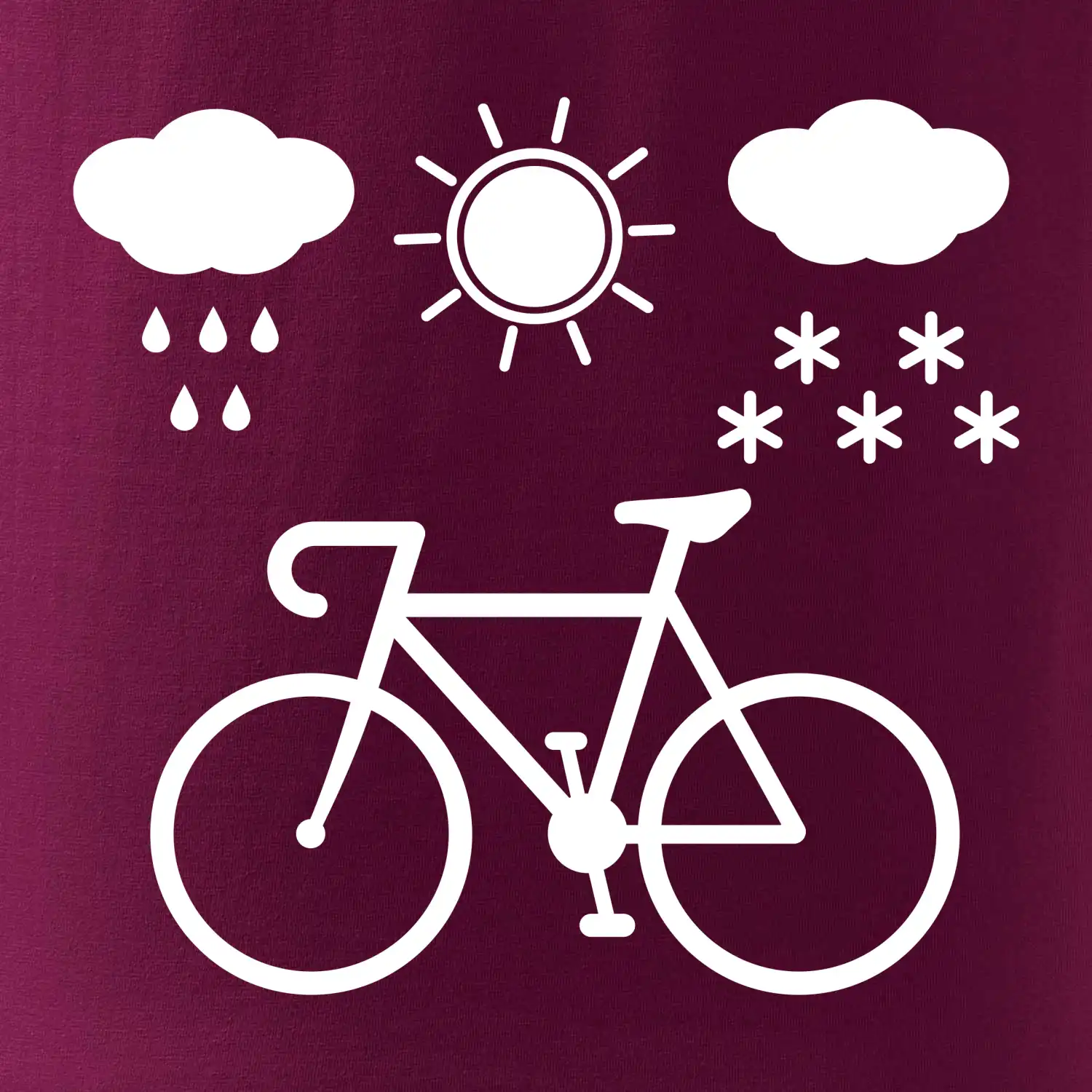 Cyklista za každého počasí