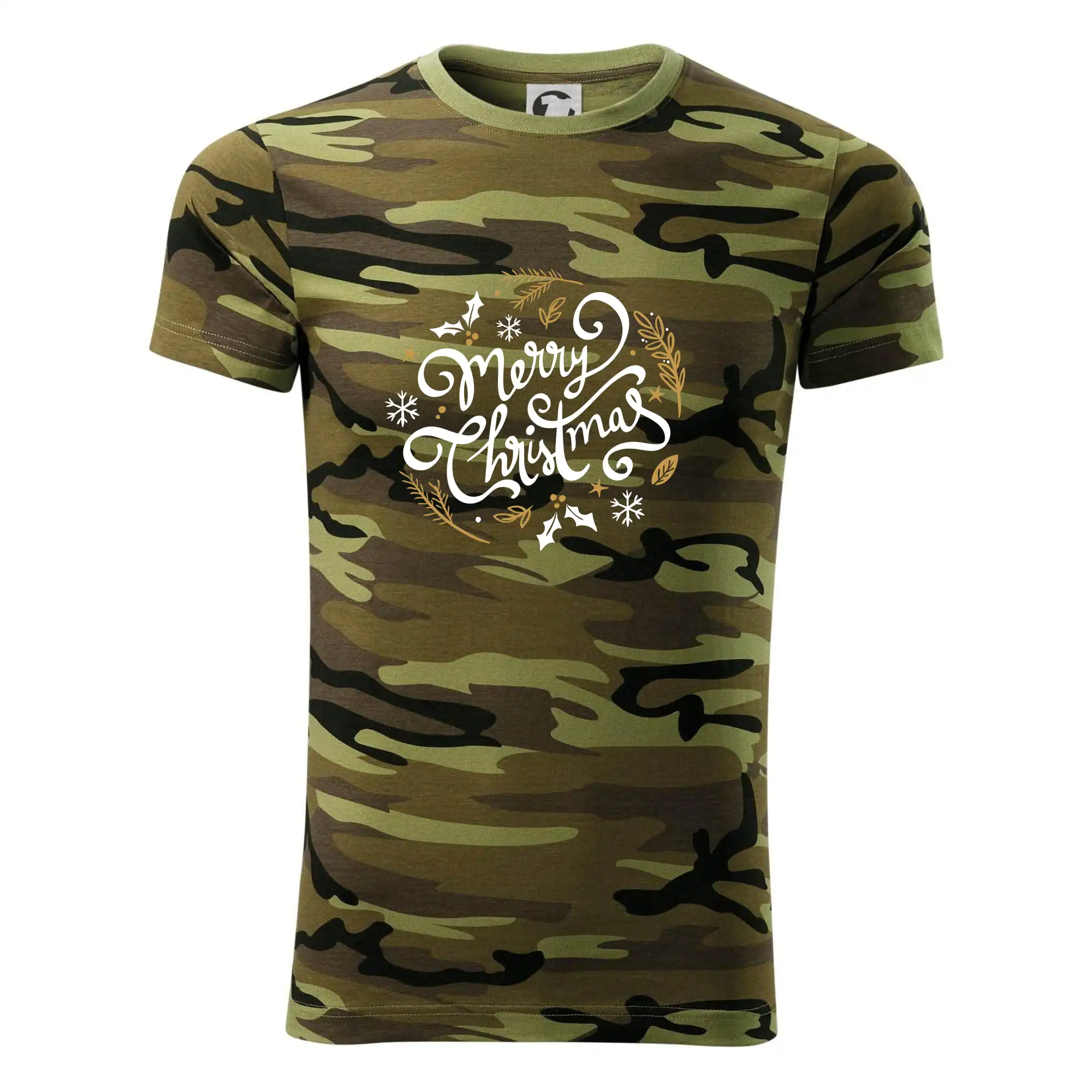 Merry christmas - nápis kulatý