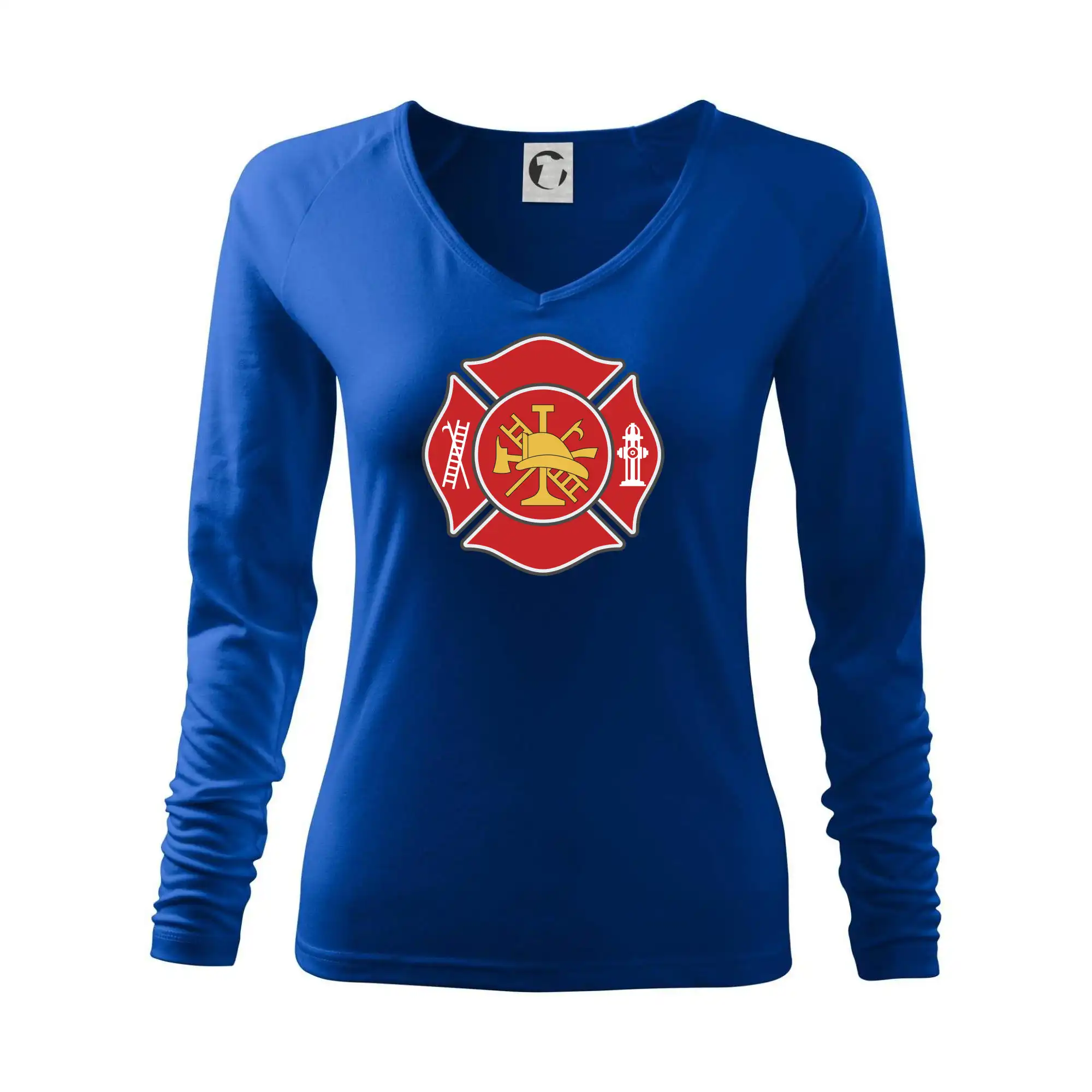 Fire department logo červené
